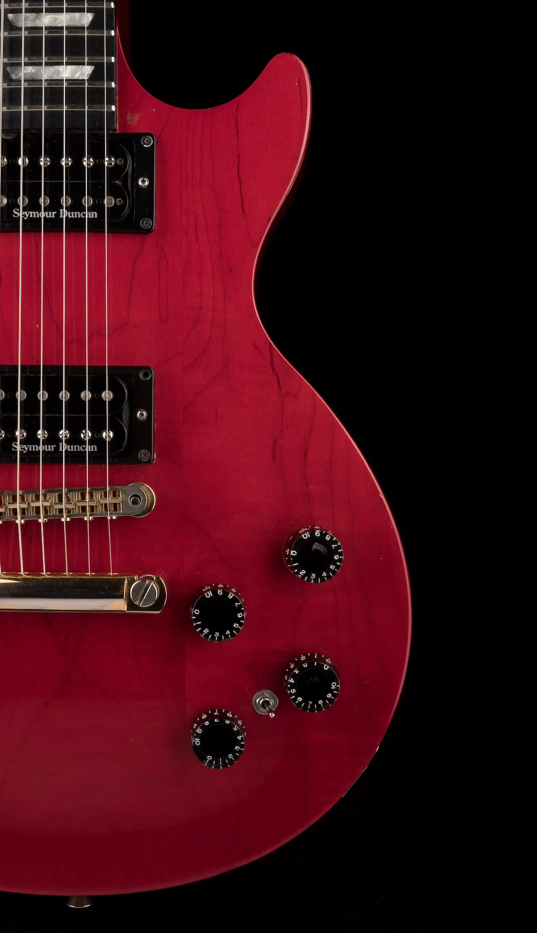 Pre Owned 1991 Gibson Les Paul Studio Cherryburst With HSC - Image 9