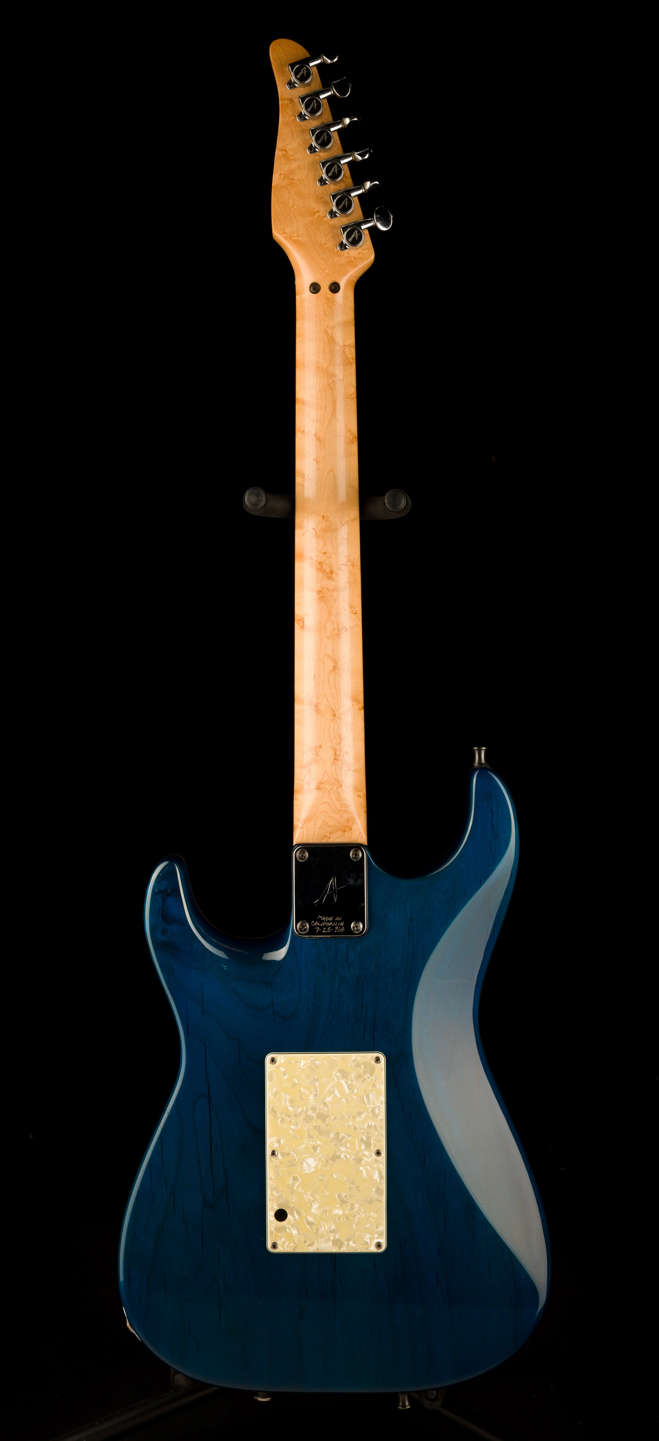 Pre Owned 1991 Tom Anderson Drop Top HSS Flametop Translucent Blue With Case - Image 14