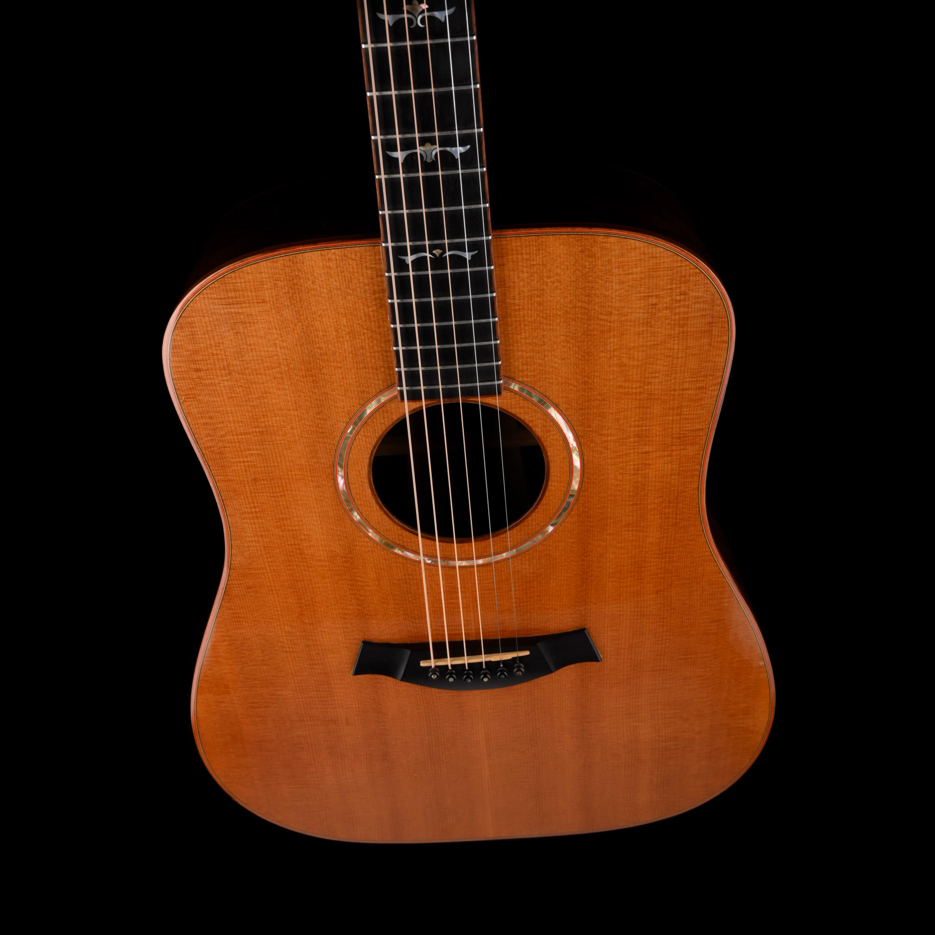 Pre-Owned 1992 Taylor 910 Brazilian Rosewood Natural Acoustic Guitar With OHSC - Image 3