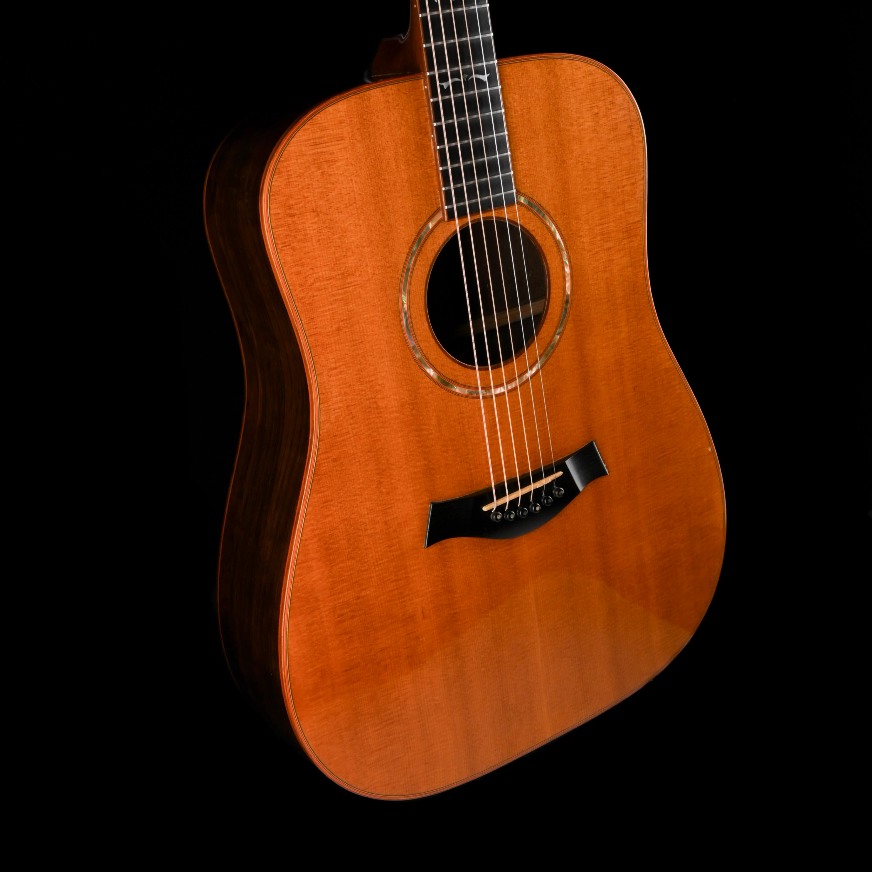 Pre-Owned 1992 Taylor 910 Brazilian Rosewood Natural Acoustic Guitar With OHSC - Image 5