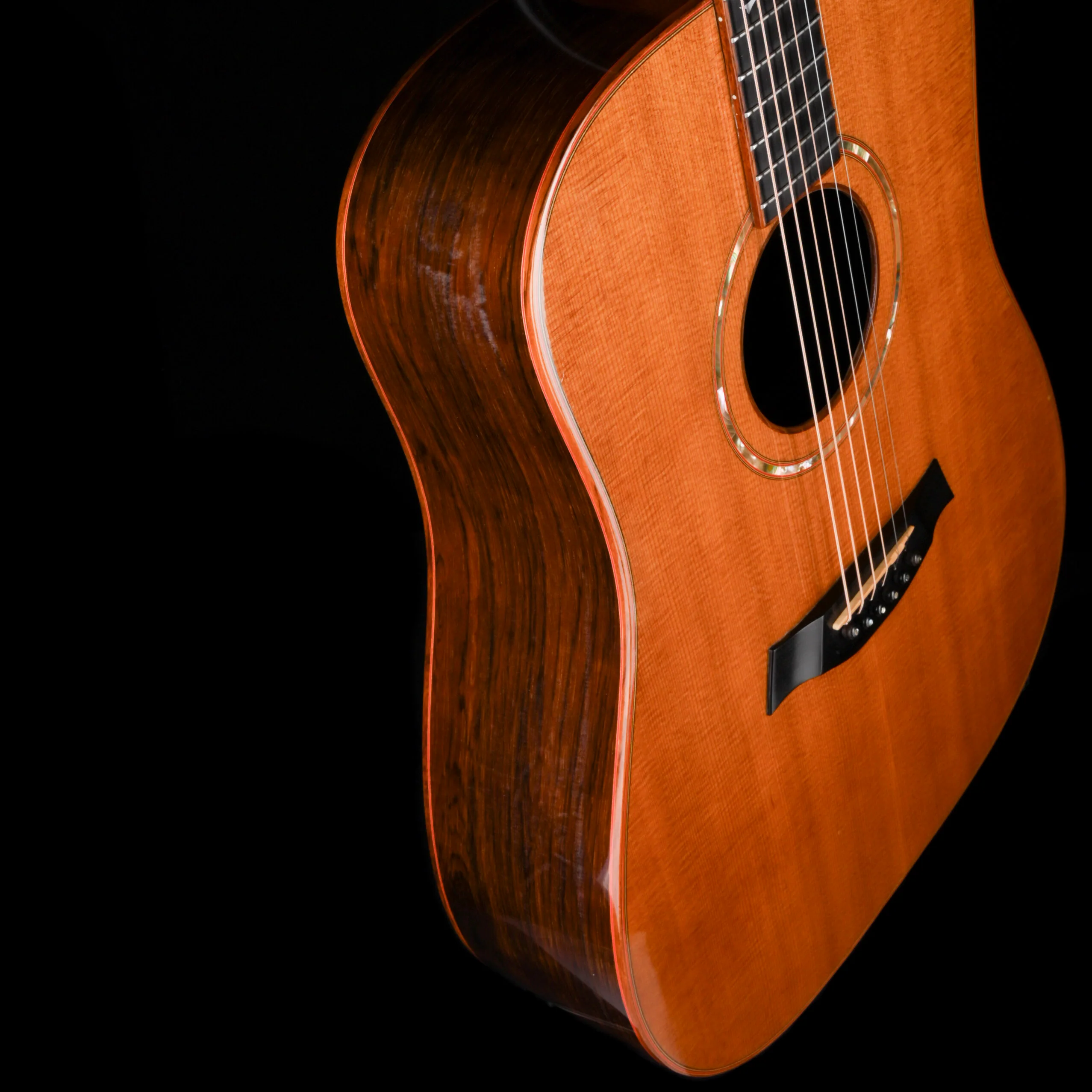 Pre-Owned 1992 Taylor 910 Brazilian Rosewood Natural Acoustic Guitar With OHSC - Image 6