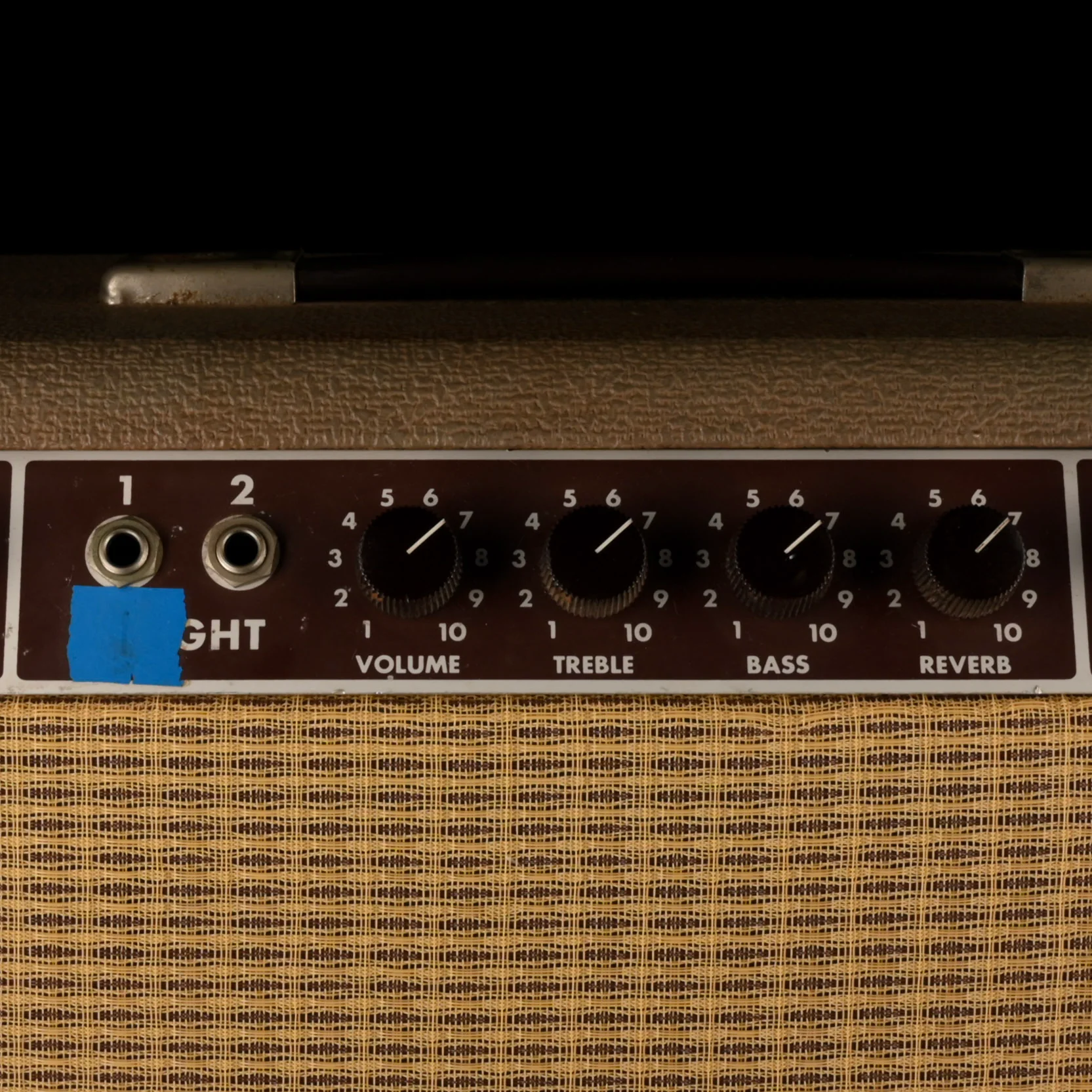 Pre Owned 1993 Fender '63 Vibroverb Reissue Guitar Amp Combo Brown - Image 5