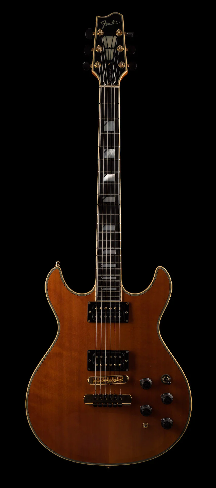 Pre Owned 1993 Fender ES-RF Robben Ford Esprit Natural Amber with Case - Image 2