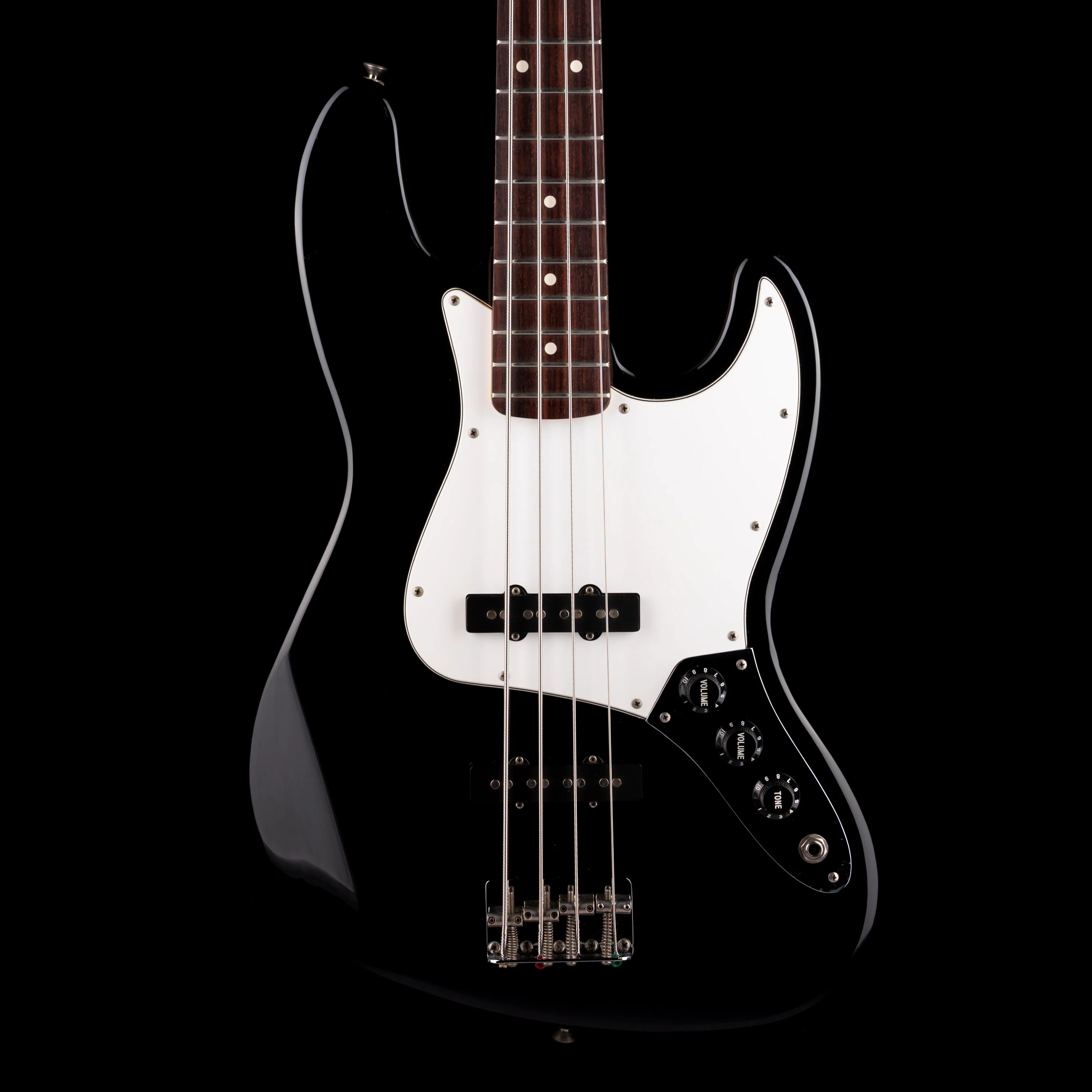 Pre Owned 1993 Fender Standard Jazz Bass Black With Case