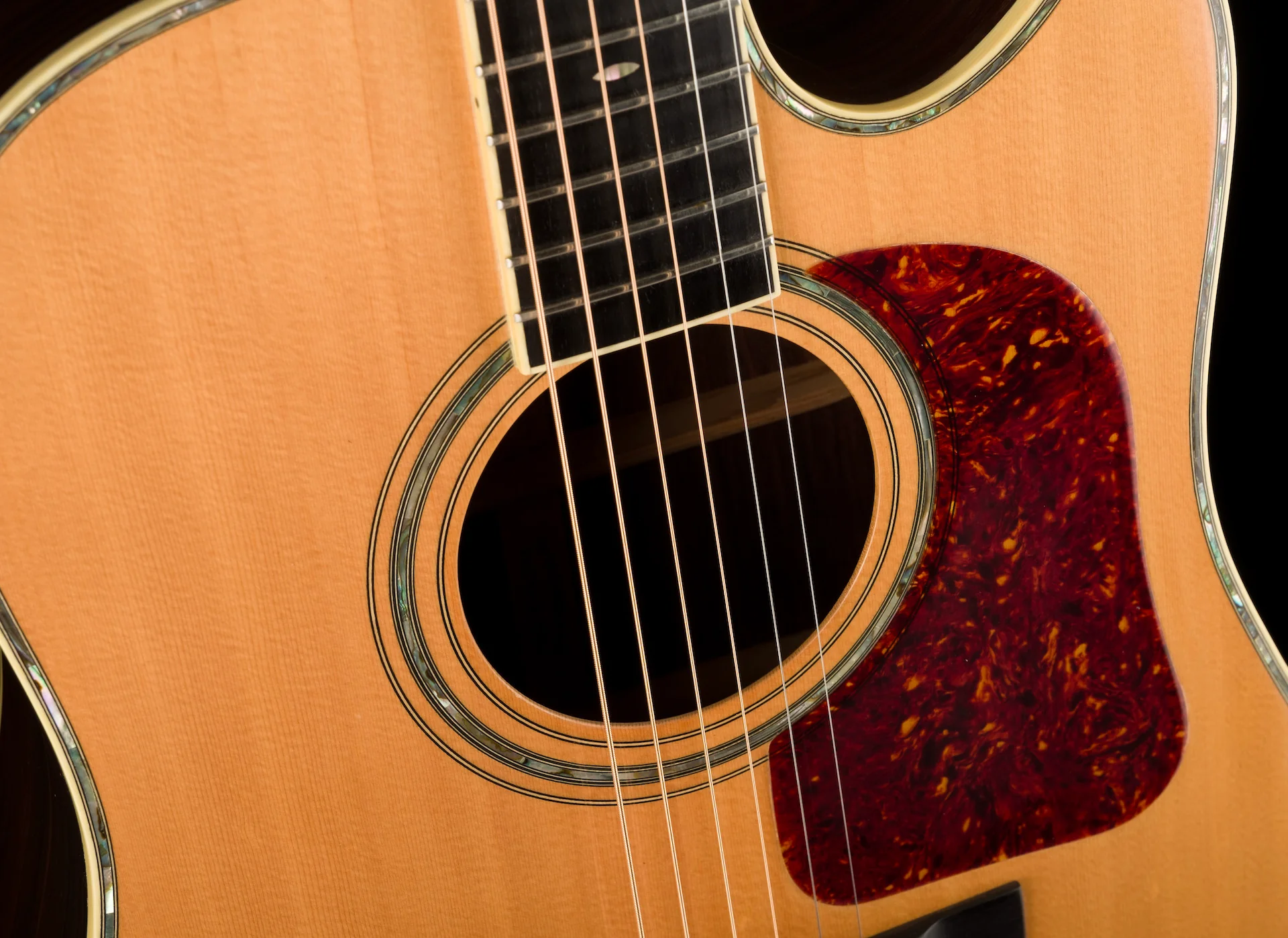 Pre Owned 1993 Gallagher '72 Special Acoustic Guitar with Case - Image 7