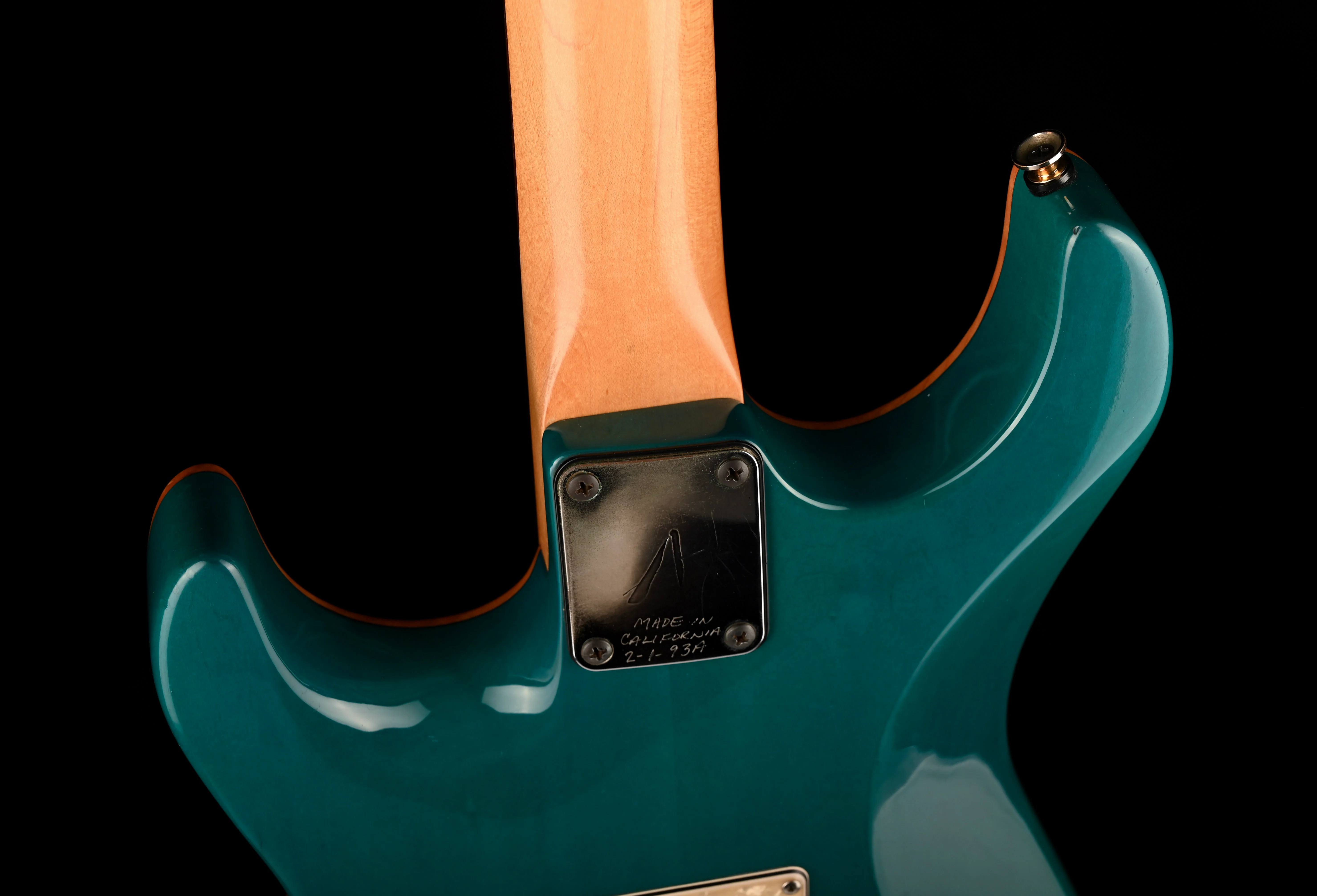 Pre Owned 1993 Tom Anderson Drop Top Classic HSS Bora Bora Blue with OHSC - Image 15