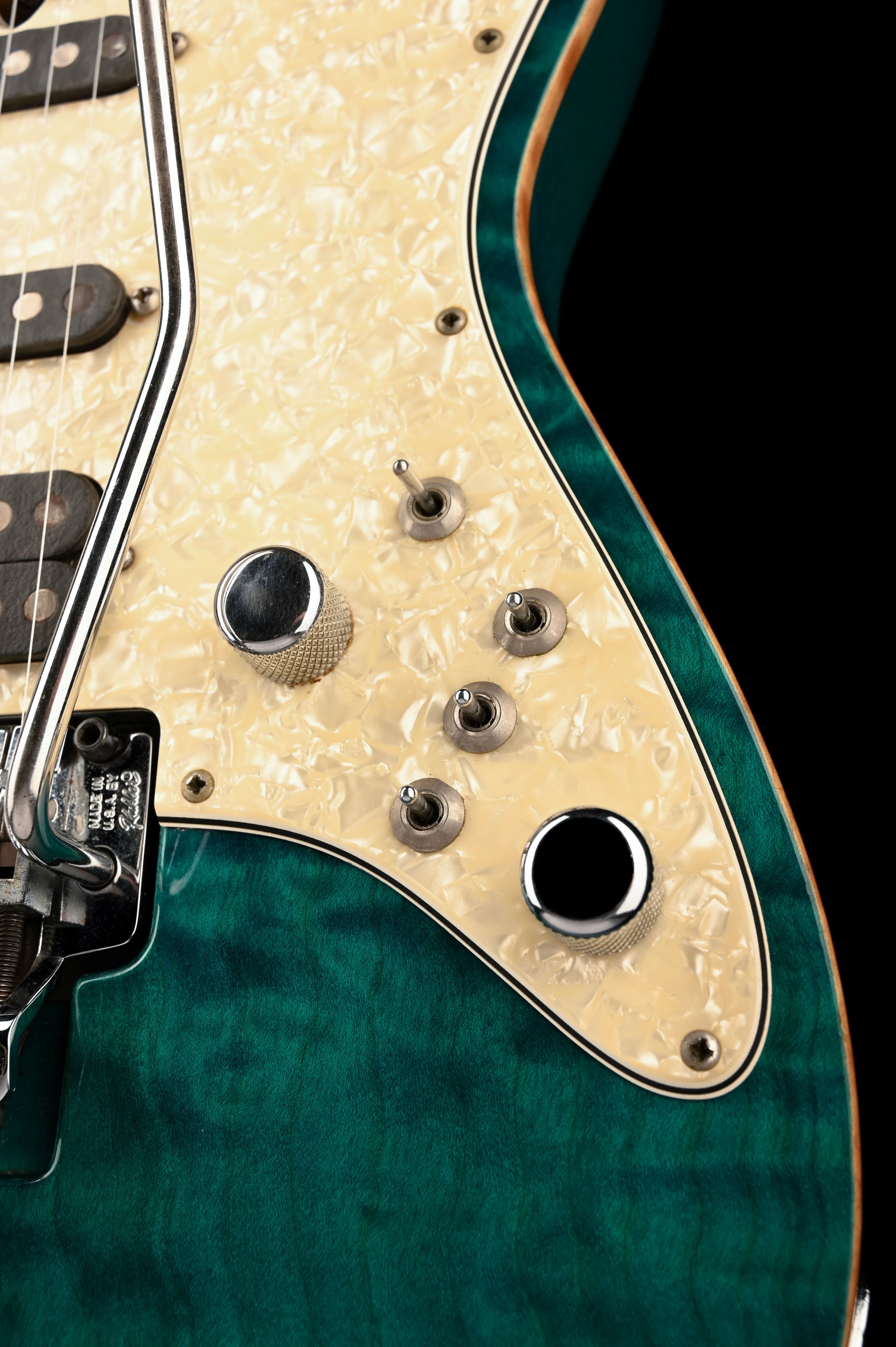 Pre Owned 1993 Tom Anderson Drop Top Classic HSS Bora Bora Blue with OHSC - Image 8