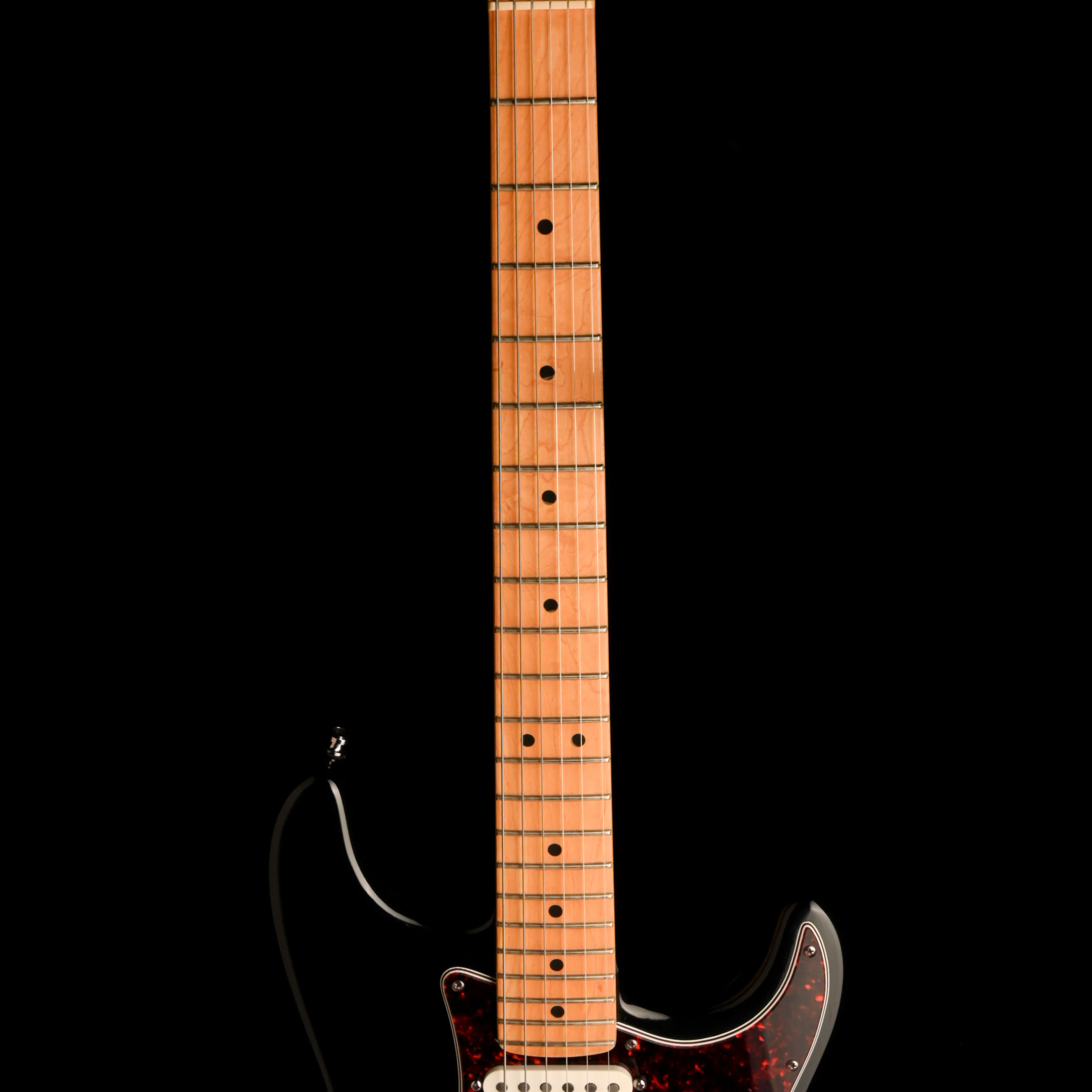 Pre Owned 1994 Fender 40th Anniversary American Standard Strat Black with OHSC - Image 8