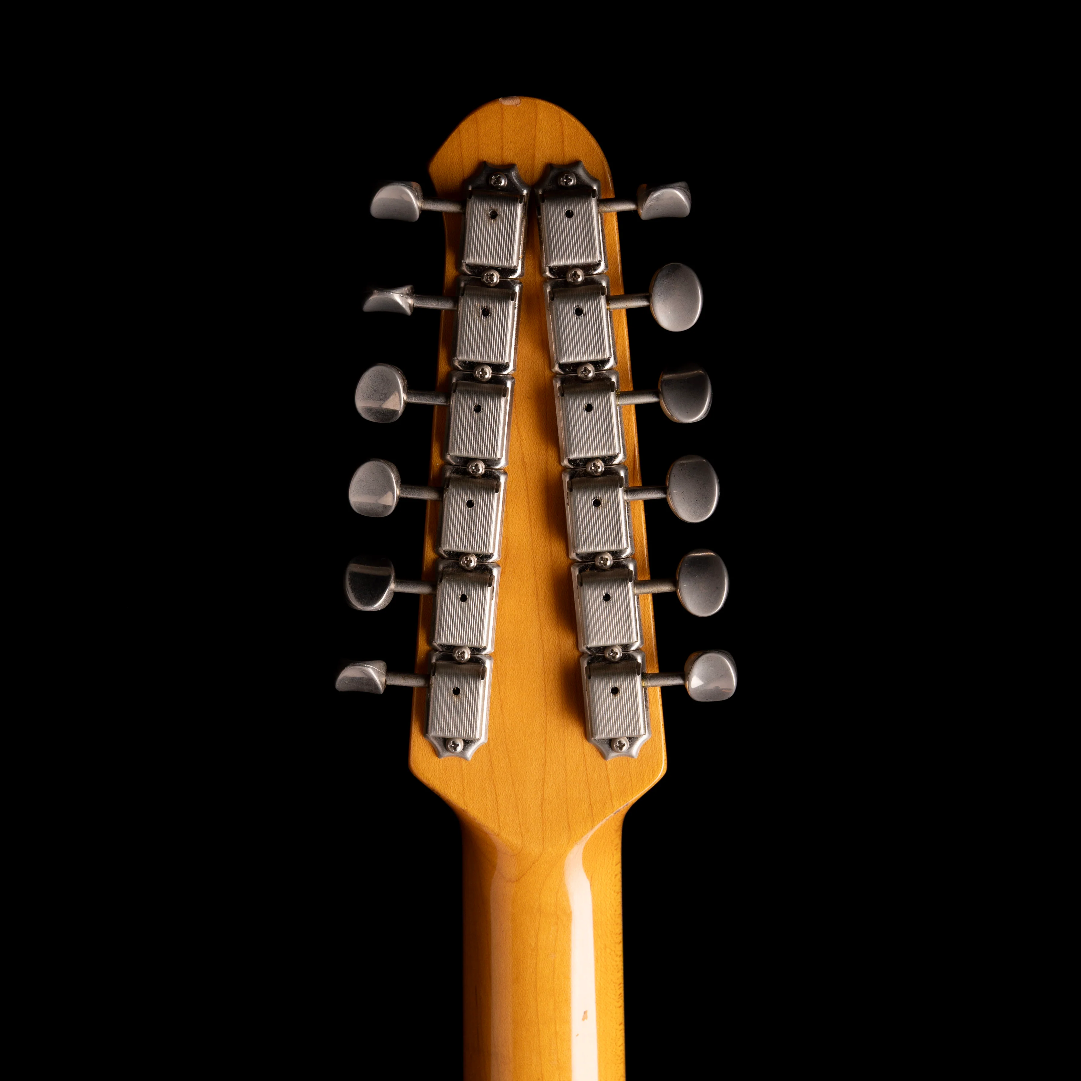 Pre Owned 1994 Fender Made in Japan Stratocaster XII 3-Color Sunburst 12-String Electric With Gig Bag - Image 15