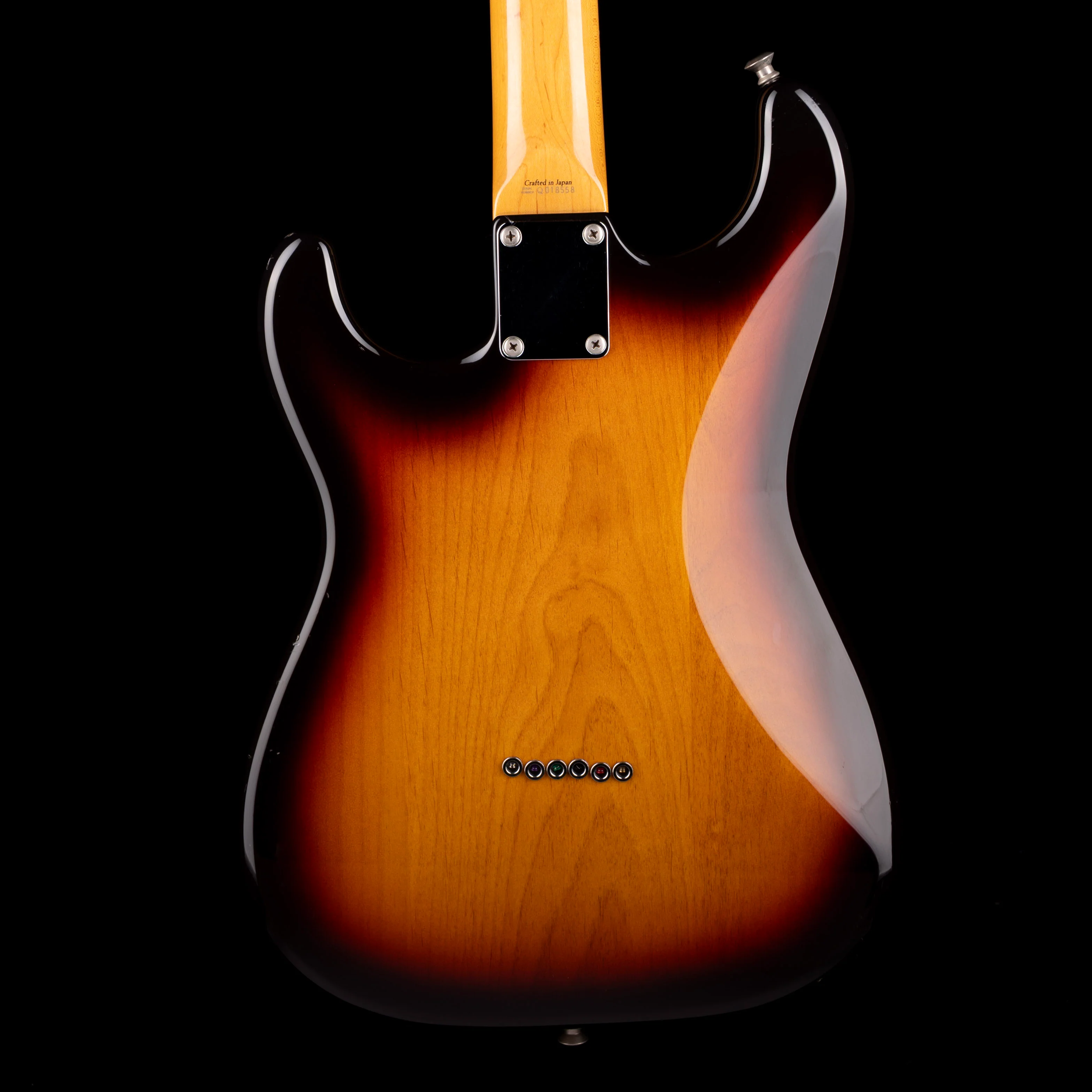 Pre Owned 1994 Fender Made in Japan Stratocaster XII 3-Color Sunburst 12-String Electric With Gig Bag - Image 9