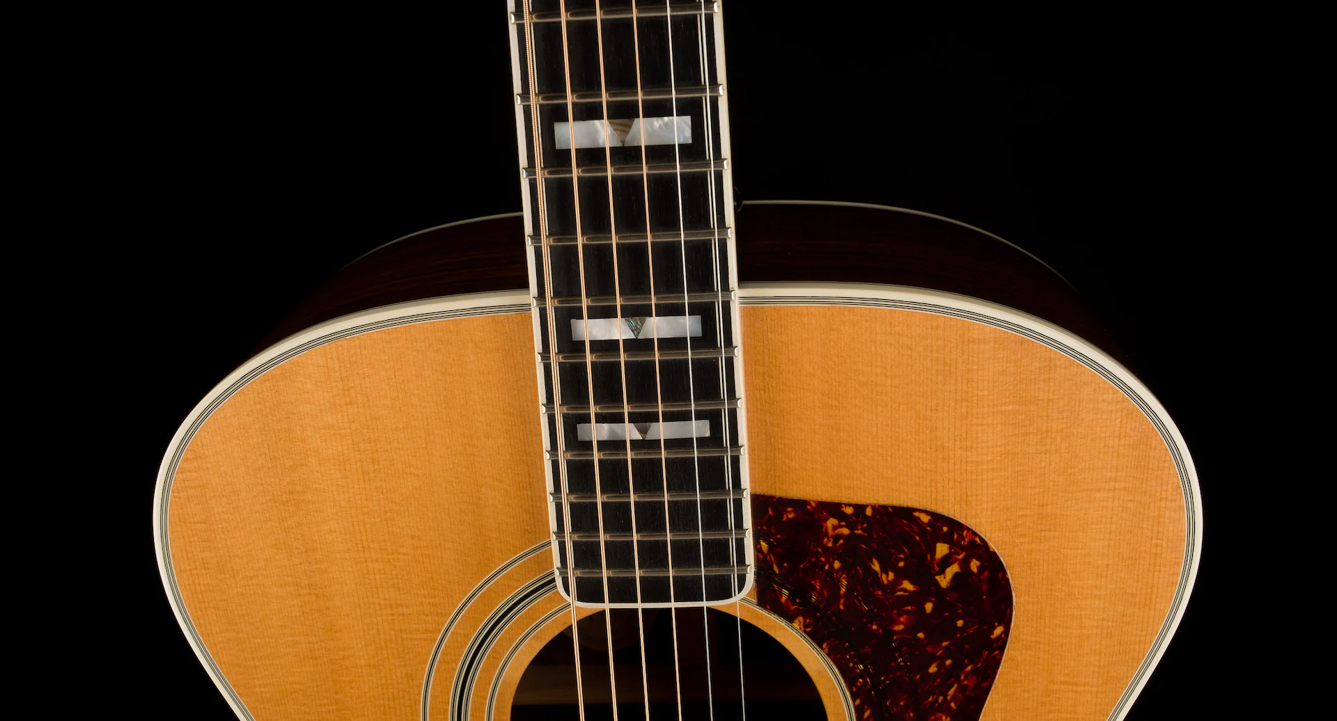Vintage 1994 Guild JF-55 Acoustic Guitar With OHSC - Image 3