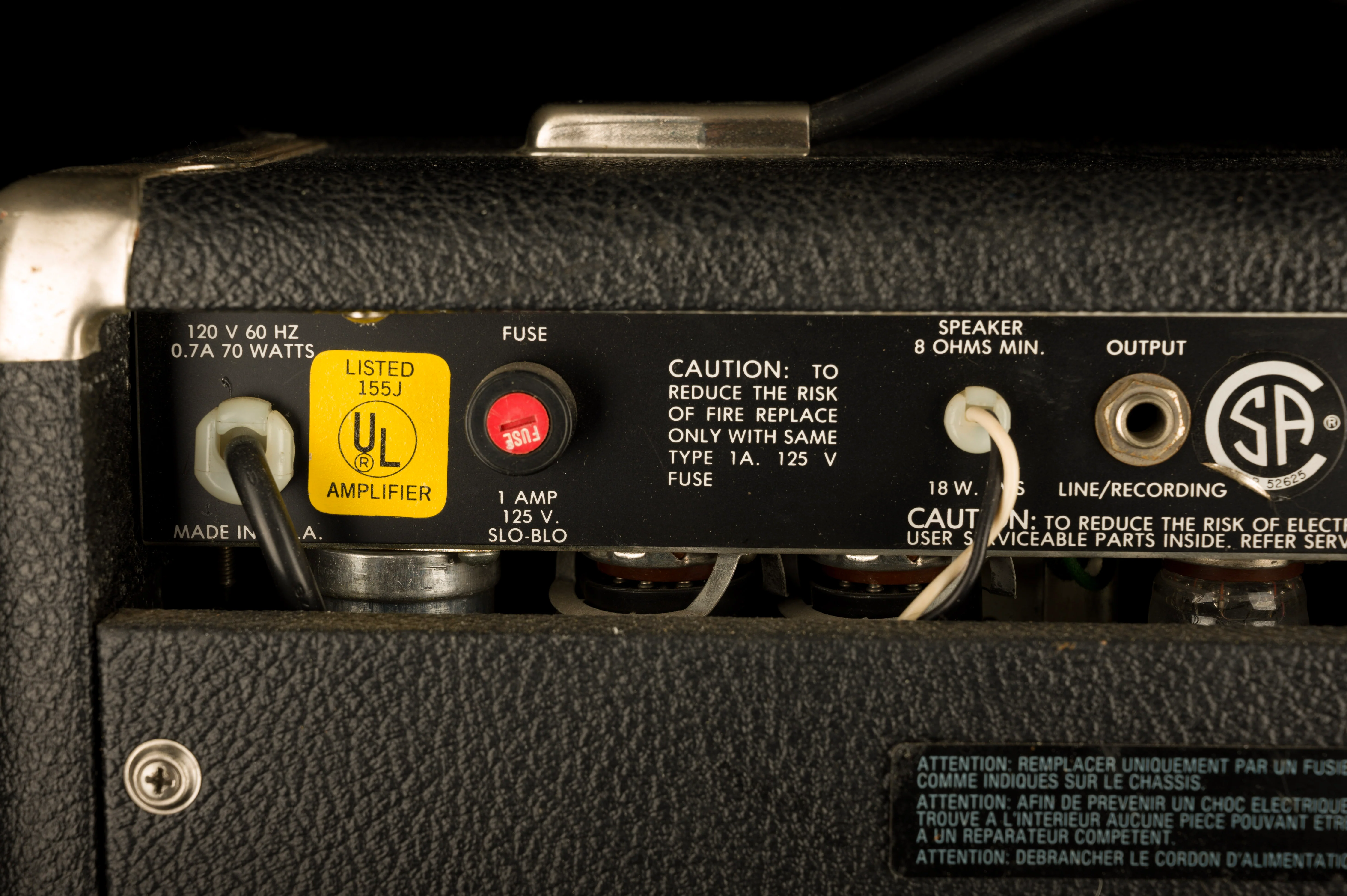 Pre Owned 1995 Fender Super Champ Black Guitar Amp Combo - Image 10