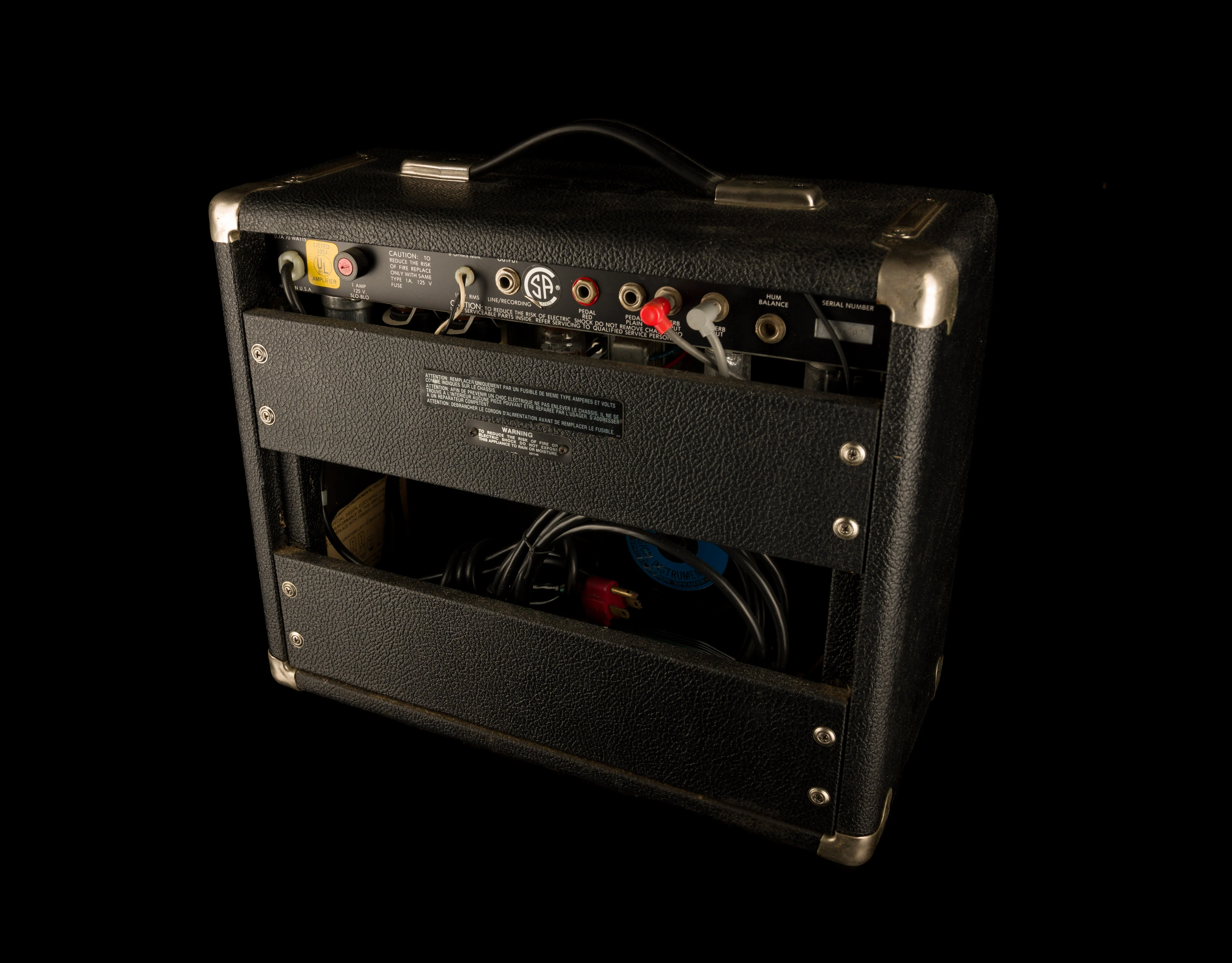 Pre Owned 1995 Fender Super Champ Black Guitar Amp Combo - Image 12