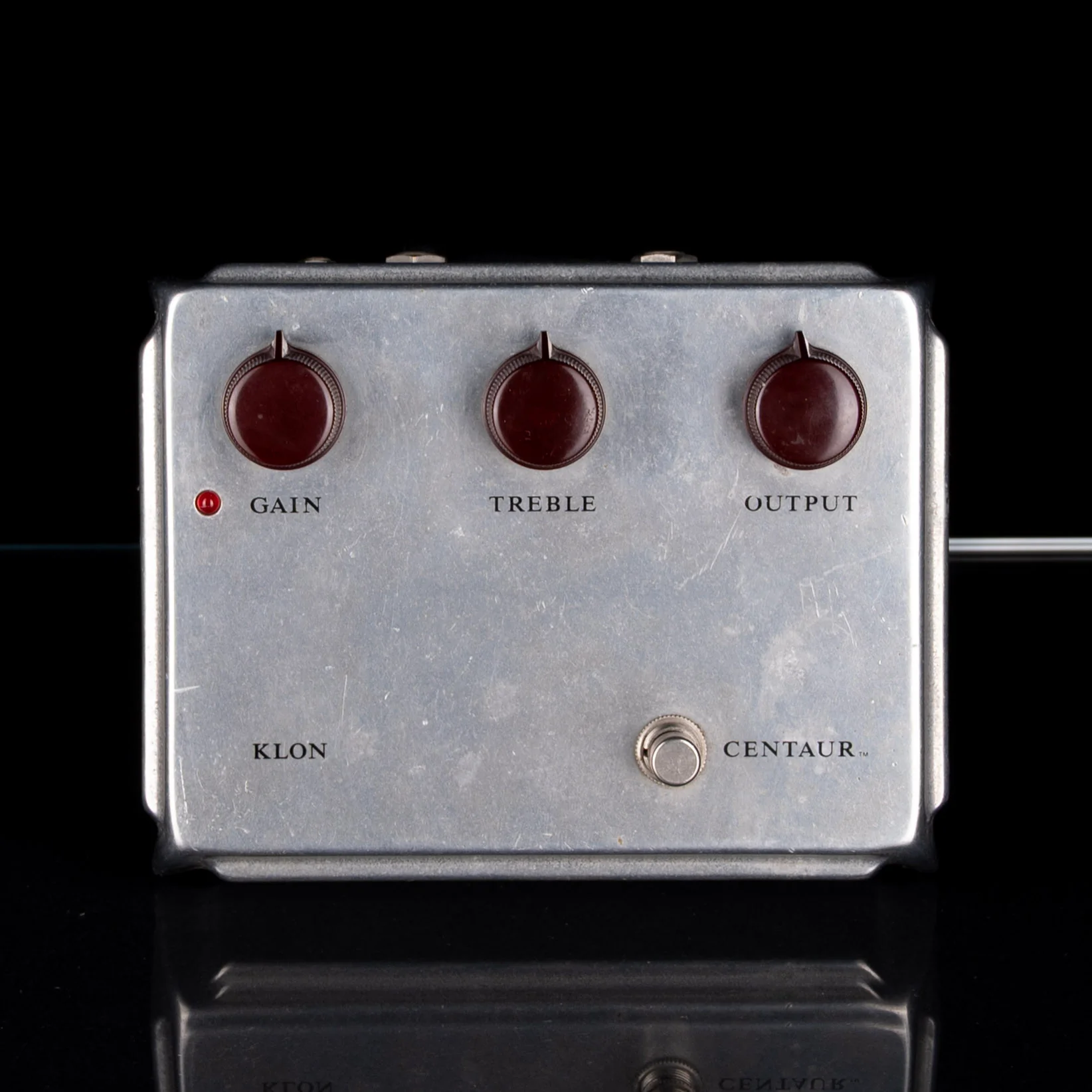 Pre Owned 1995 KLON Centaur Overdrive/Boost Pedal - Silver - VERY EARLY VERSION!!  LOW S/N!!
