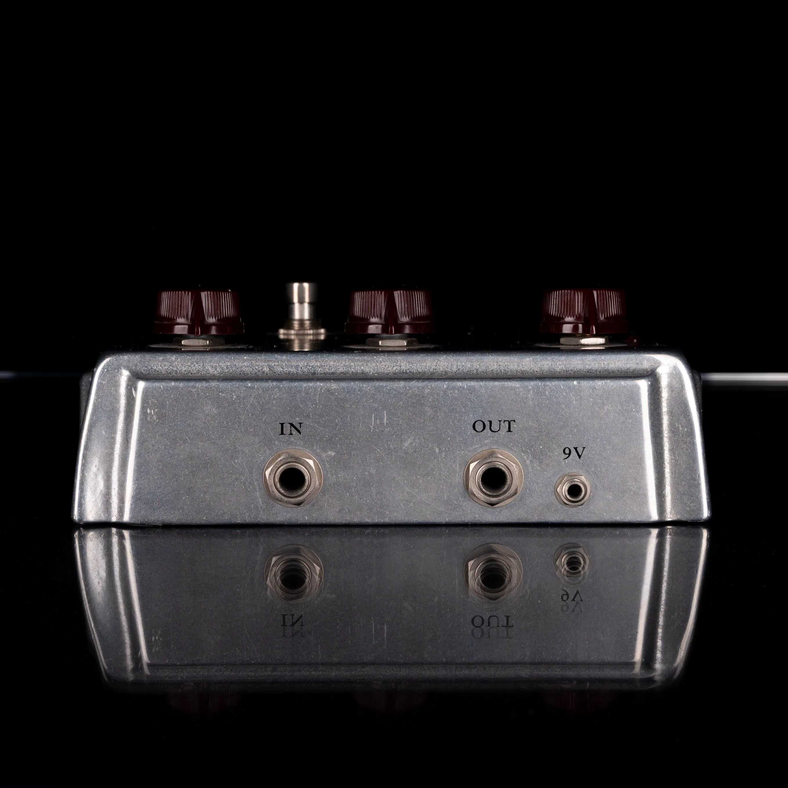 Pre Owned 1995 KLON Centaur Overdrive/Boost Pedal - Silver - VERY EARLY VERSION!!  LOW S/N!! - Image 3