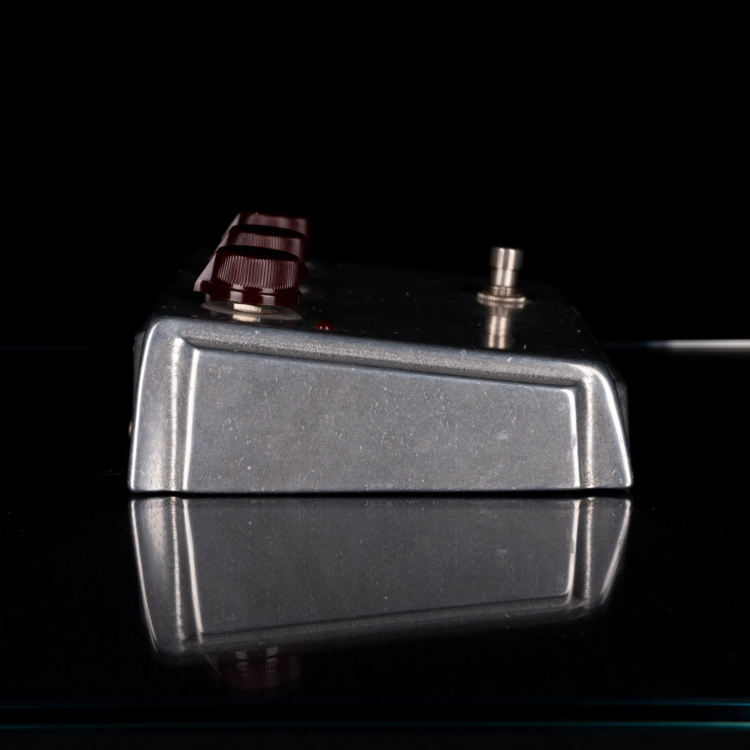 Pre Owned 1995 KLON Centaur Overdrive/Boost Pedal - Silver - VERY EARLY VERSION!!  LOW S/N!! - Image 5