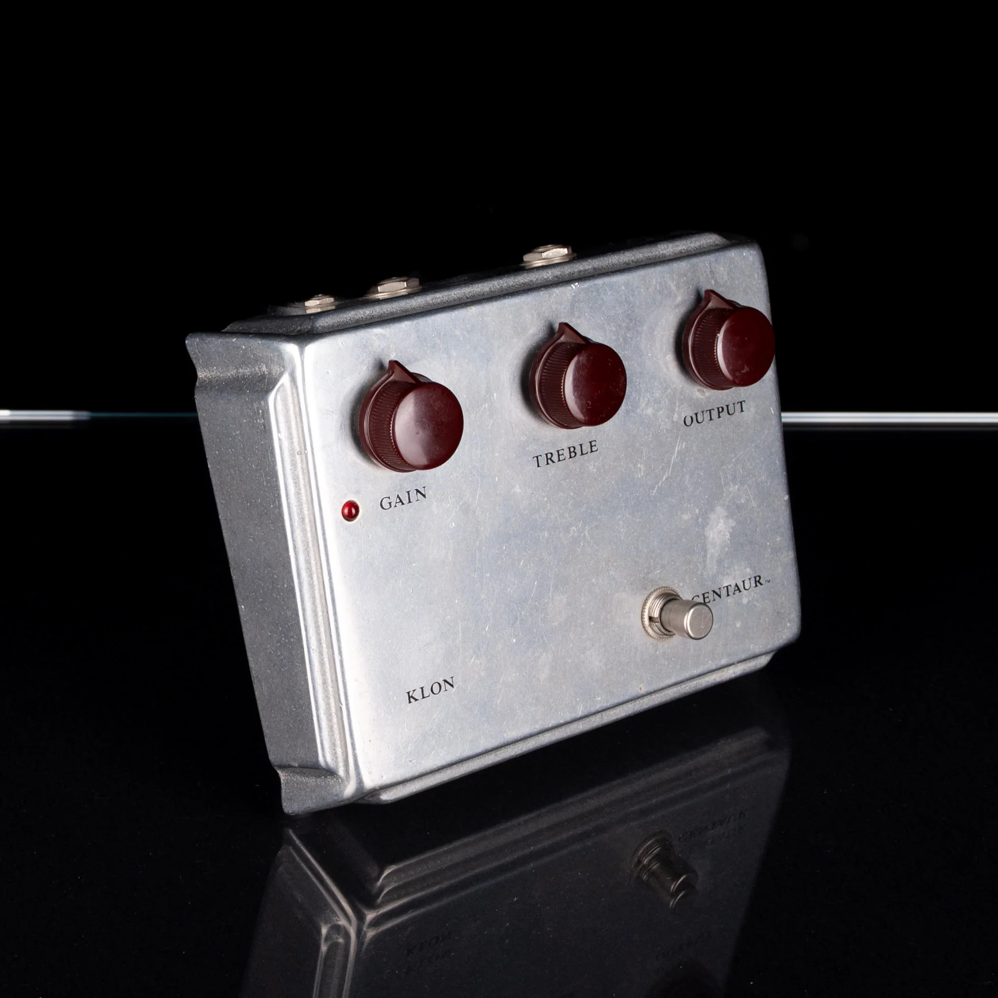 Pre Owned 1995 KLON Centaur Overdrive/Boost Pedal - Silver - VERY EARLY VERSION!!  LOW S/N!! - Image 7