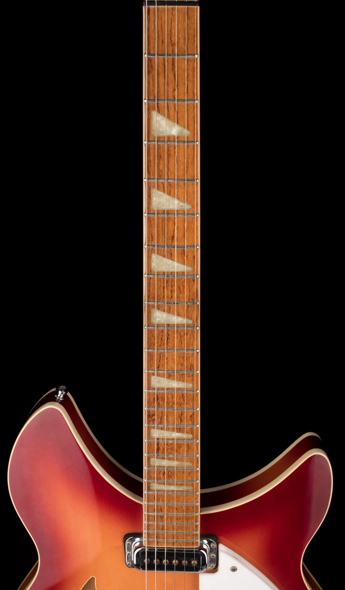 Pre Owned 1995 Rickenbacker 360 WB 6 String Guitar Fireglo With Case - Image 13