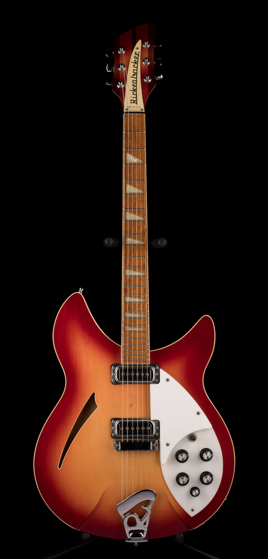 Pre Owned 1995 Rickenbacker 360 WB 6 String Guitar Fireglo With Case - Image 2