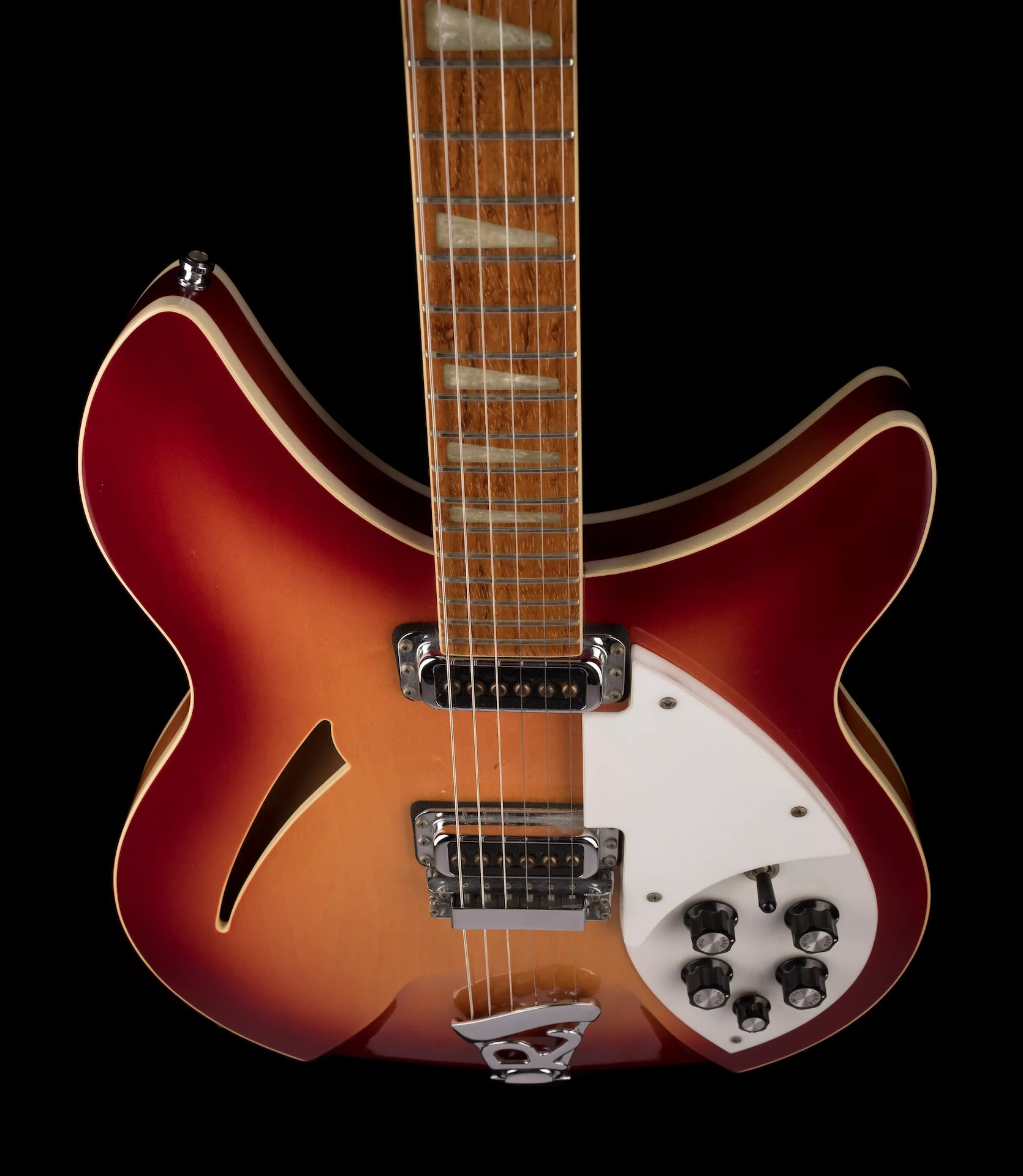 Pre Owned 1995 Rickenbacker 360 WB 6 String Guitar Fireglo With Case - Image 4