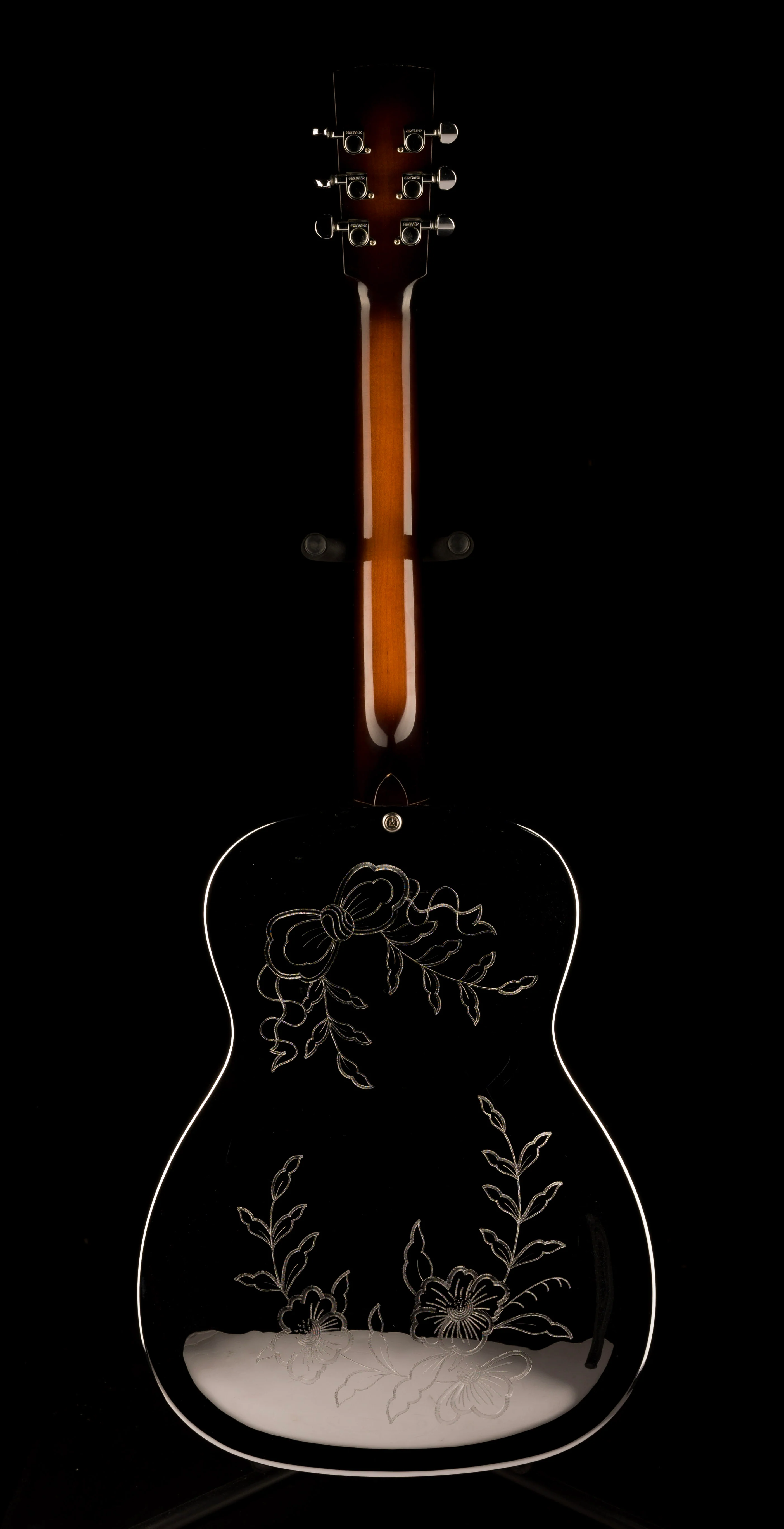 Pre Owned 1996 Dobro DM 36 "Rose" Model Chrome Resonator With Gig Bag - Image 11
