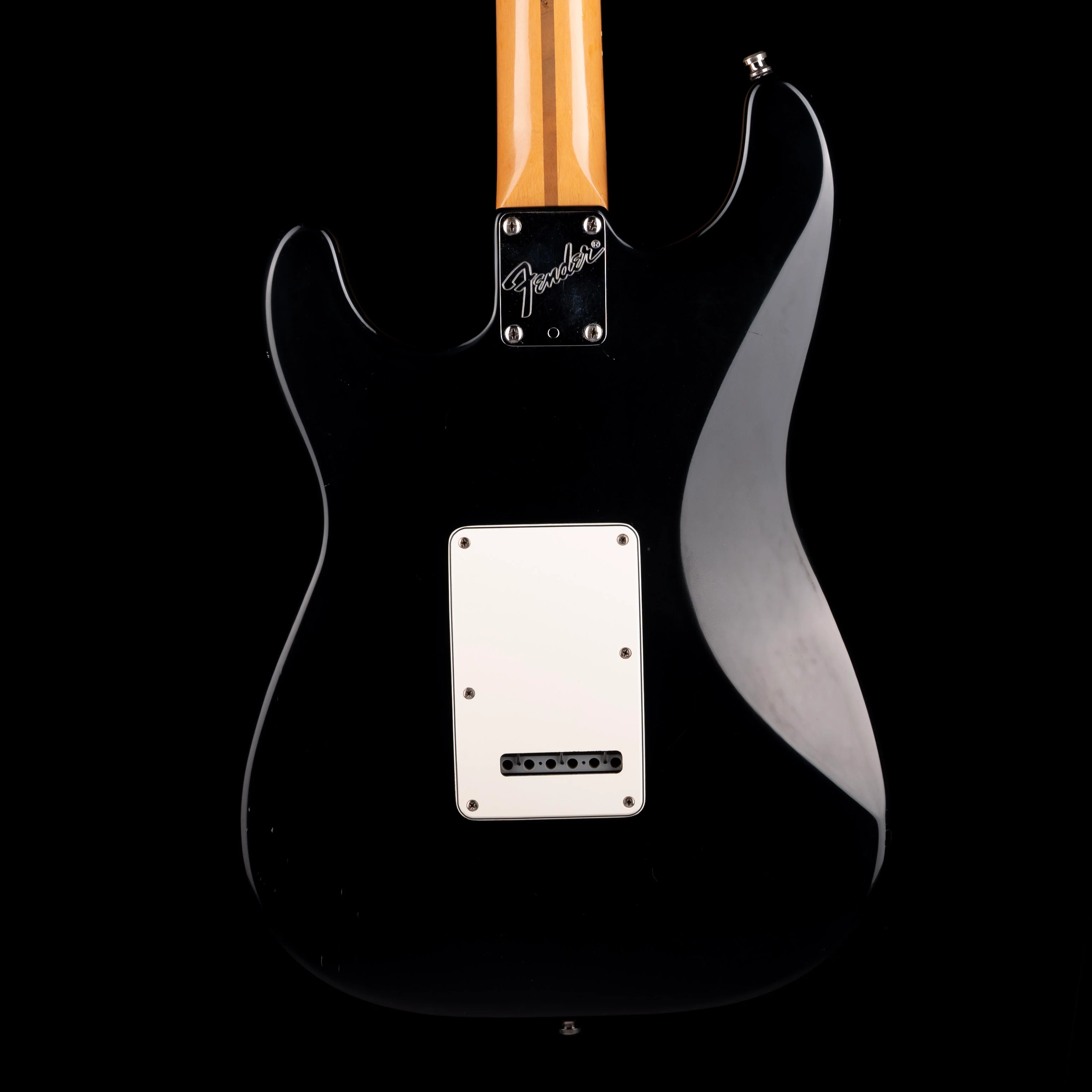 Pre Owned 1996 Fender 50th Anniversary American Standard Stratocaster Black With Case - Image 8