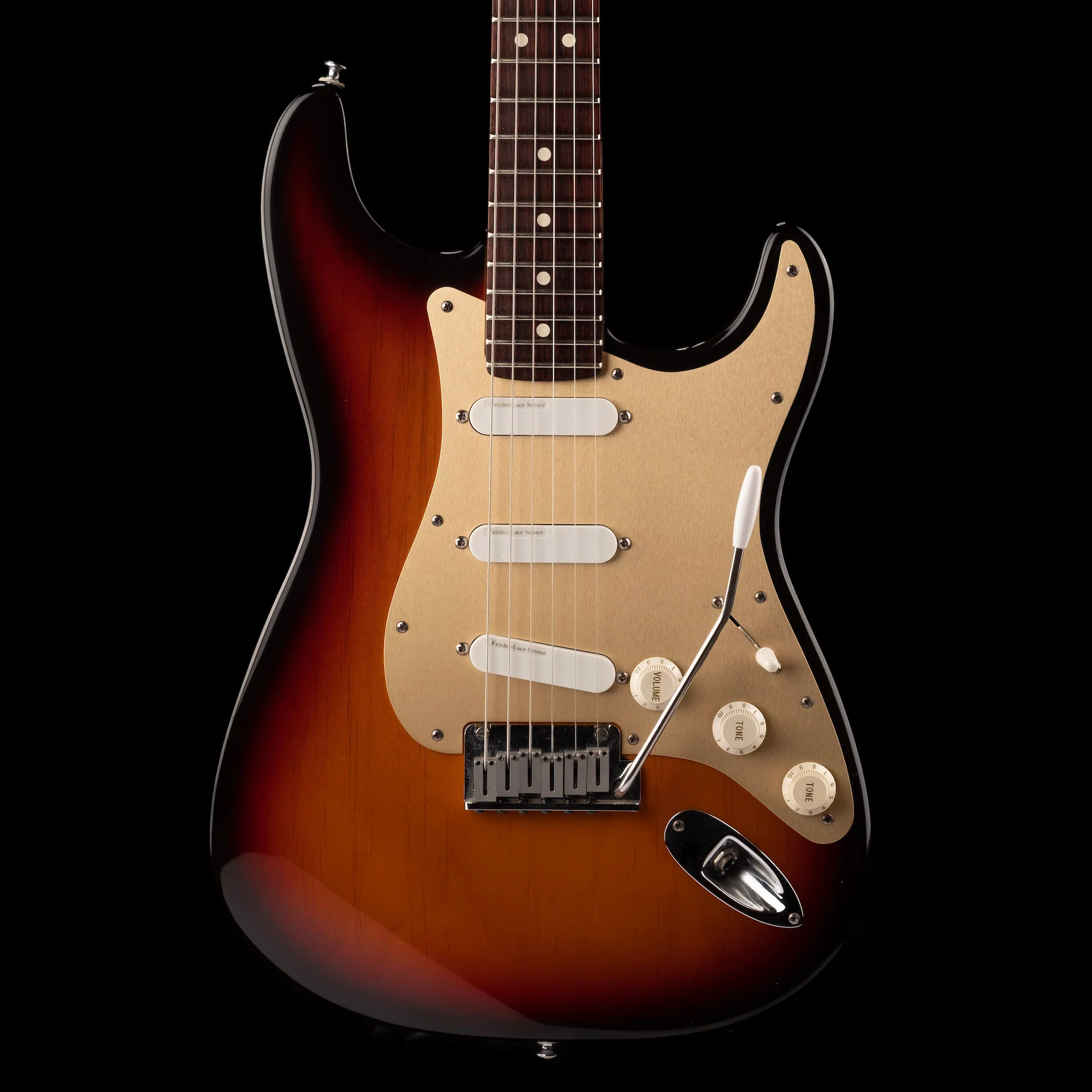 Pre Owned 1996 Fender 50th Anniversary Stratocaster Plus 3-Tone Sunburst with Case