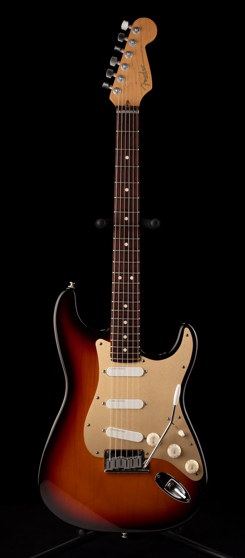 Pre Owned 1996 Fender 50th Anniversary Stratocaster Plus 3-Tone Sunburst with Case - Image 2
