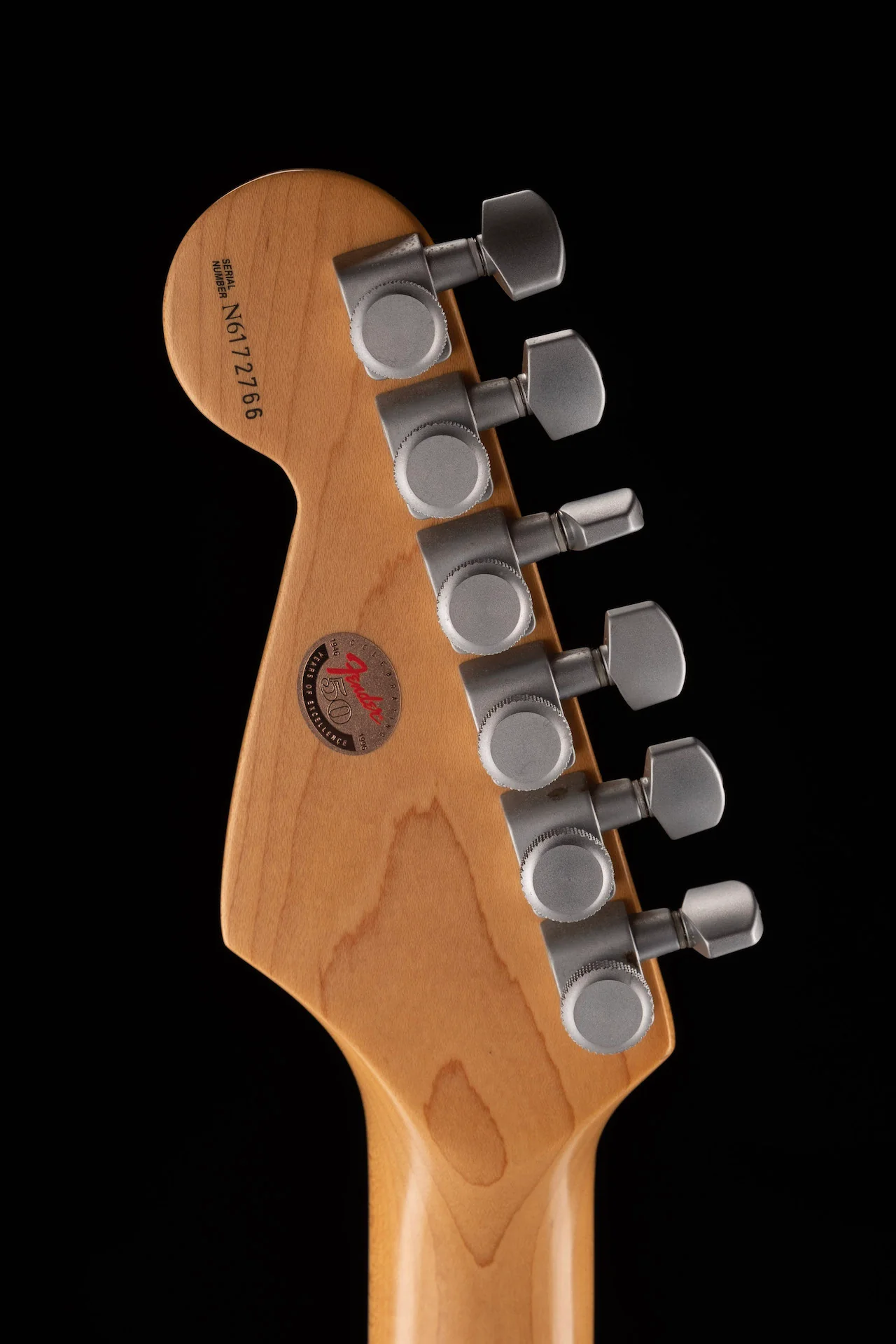 Pre Owned 1996 Fender 50th Anniversary Stratocaster Plus 3-Tone Sunburst with Case - Image 9