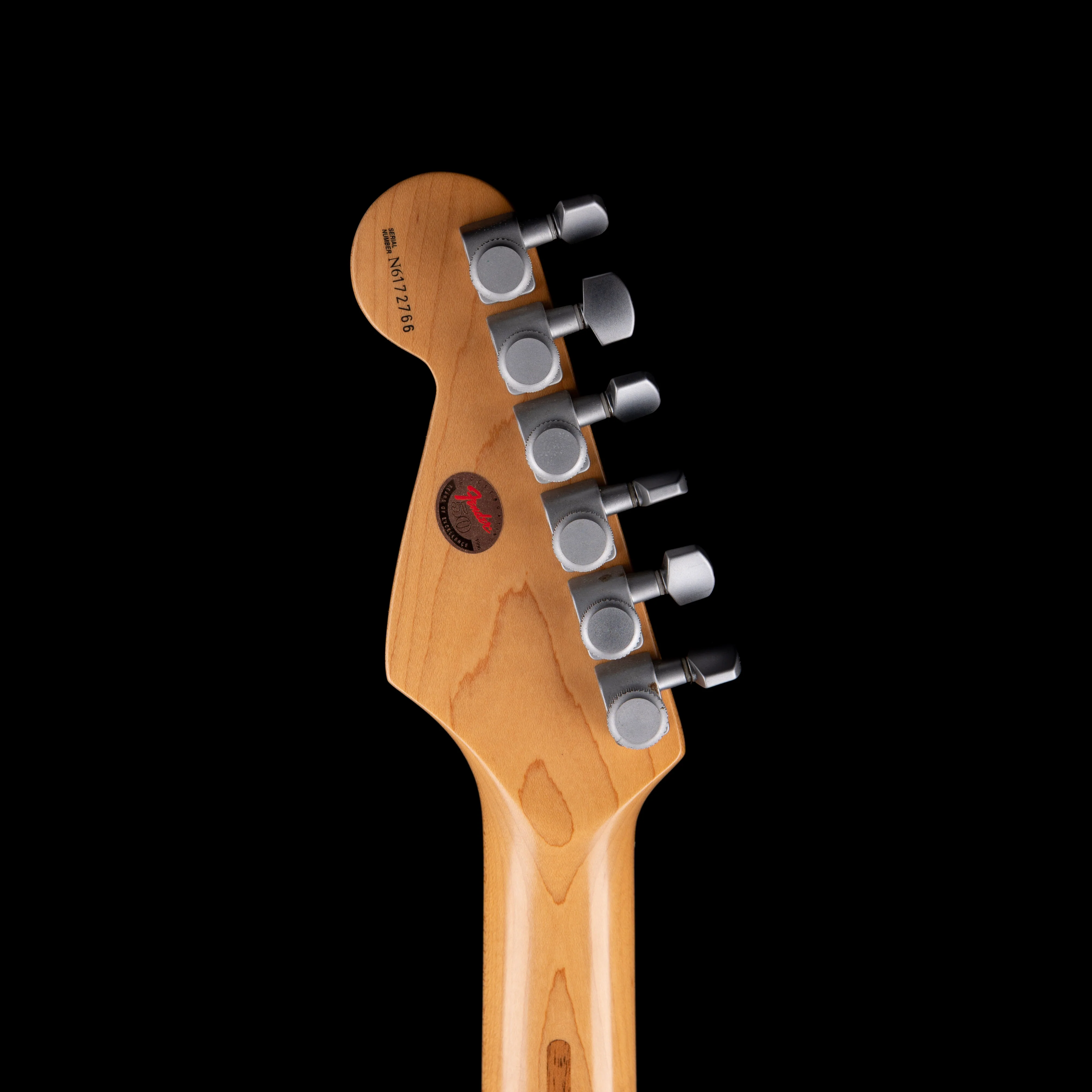 Pre Owned 1996 Fender 50th Anniversary Stratocaster Plus 3-Tone Brown Sunburst with Case - Image 13