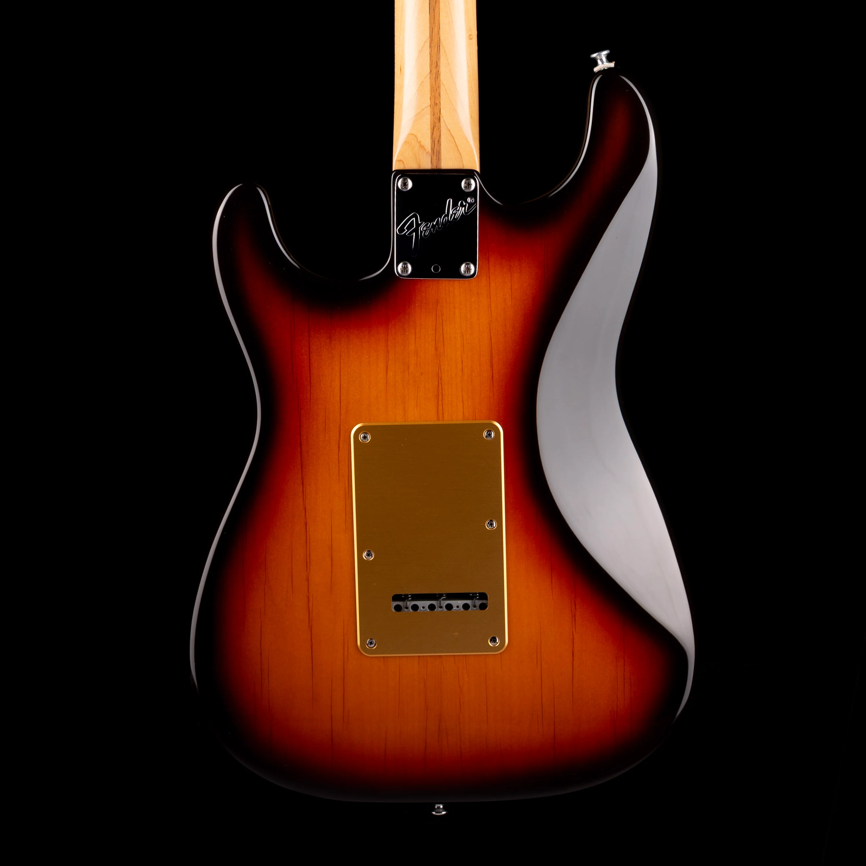 Pre Owned 1996 Fender 50th Anniversary Stratocaster Plus 3-Tone Brown Sunburst with Case - Image 8