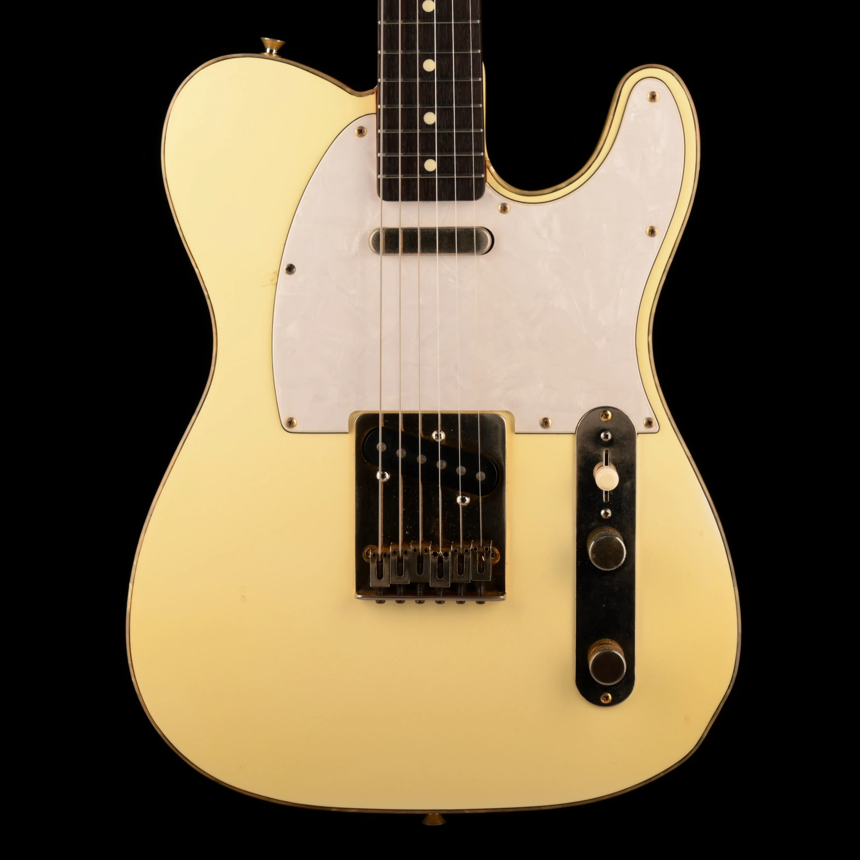 Pre Owned 1996 Fender 50th Anniversary Telecaster Custom Vintage White With Case