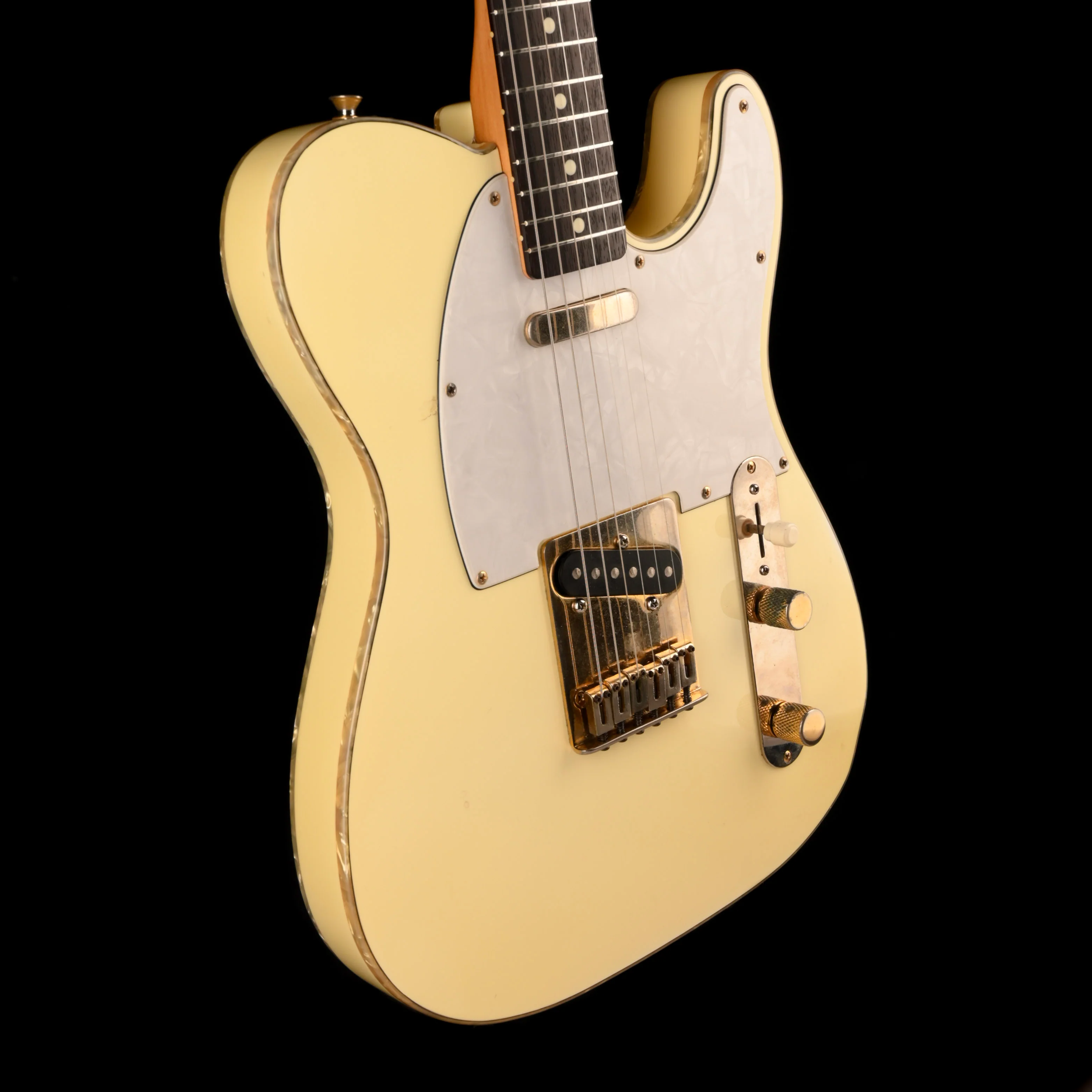Pre Owned 1996 Fender 50th Anniversary Telecaster Custom Vintage White With Case - Image 6