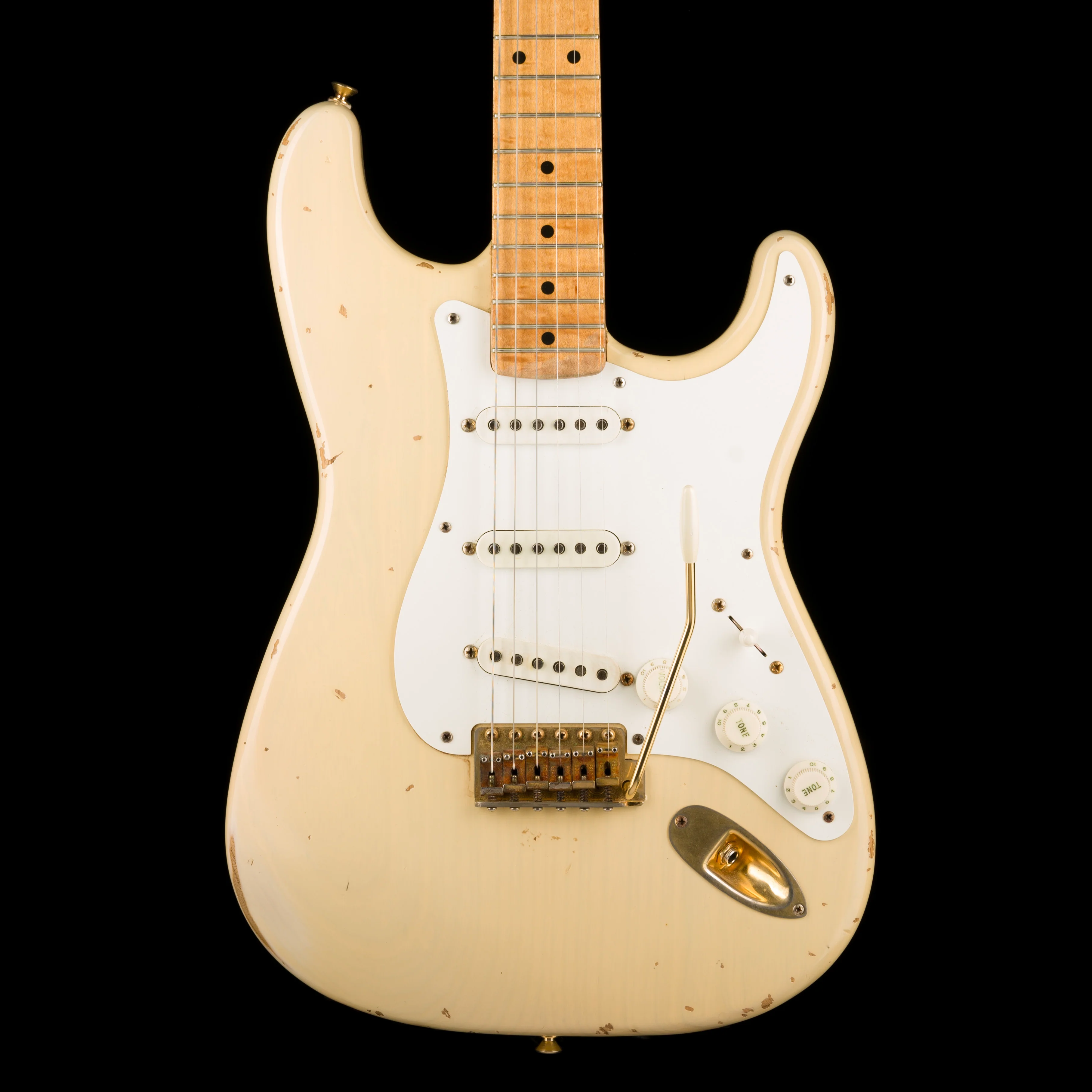 Pre Owned 1996 Fender Custom Shop Vince Cunetto Relic 50s Stratocaster Blonde with OHSC
