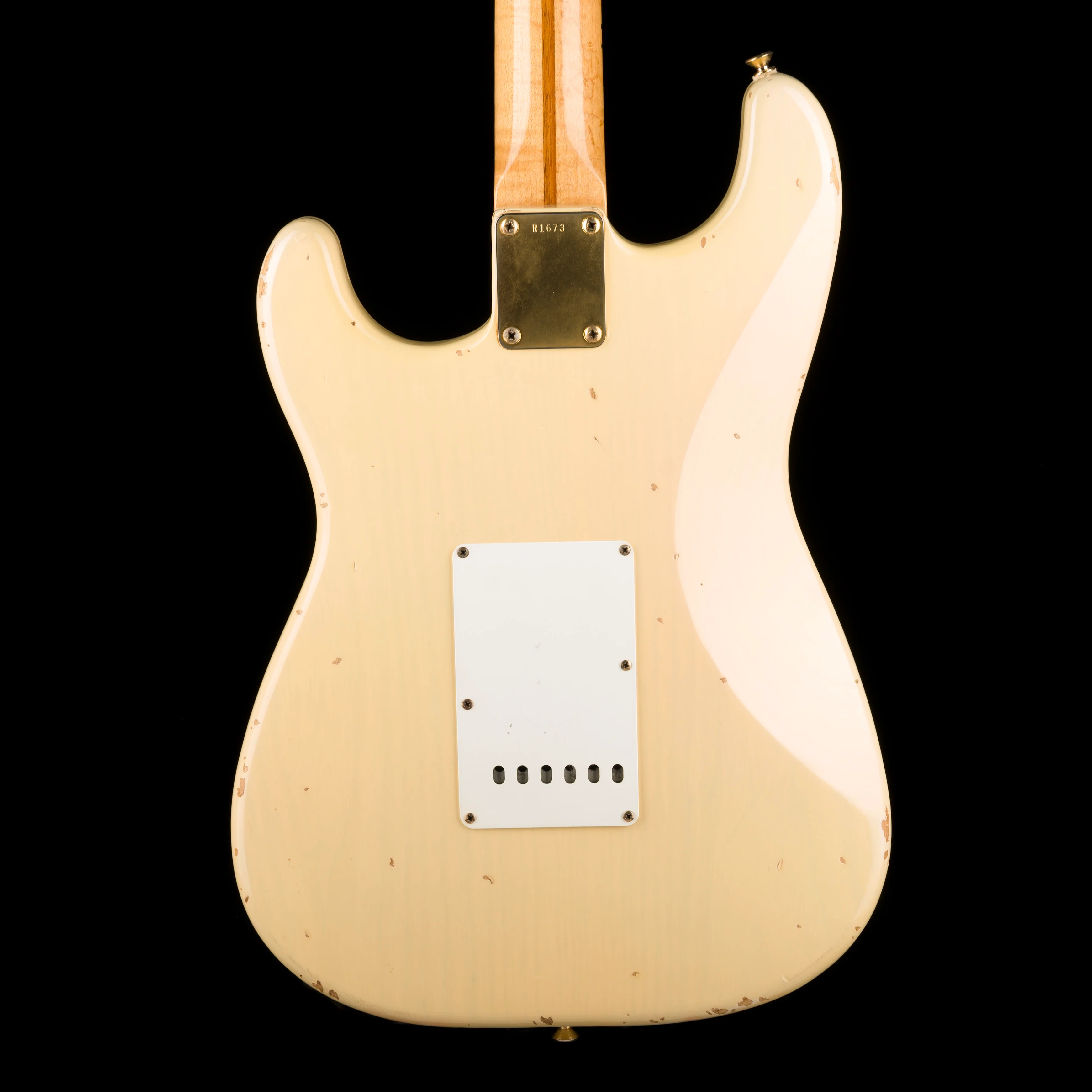 Pre Owned 1996 Fender Custom Shop Vince Cunetto Relic 50s Stratocaster Blonde with OHSC - Image 13