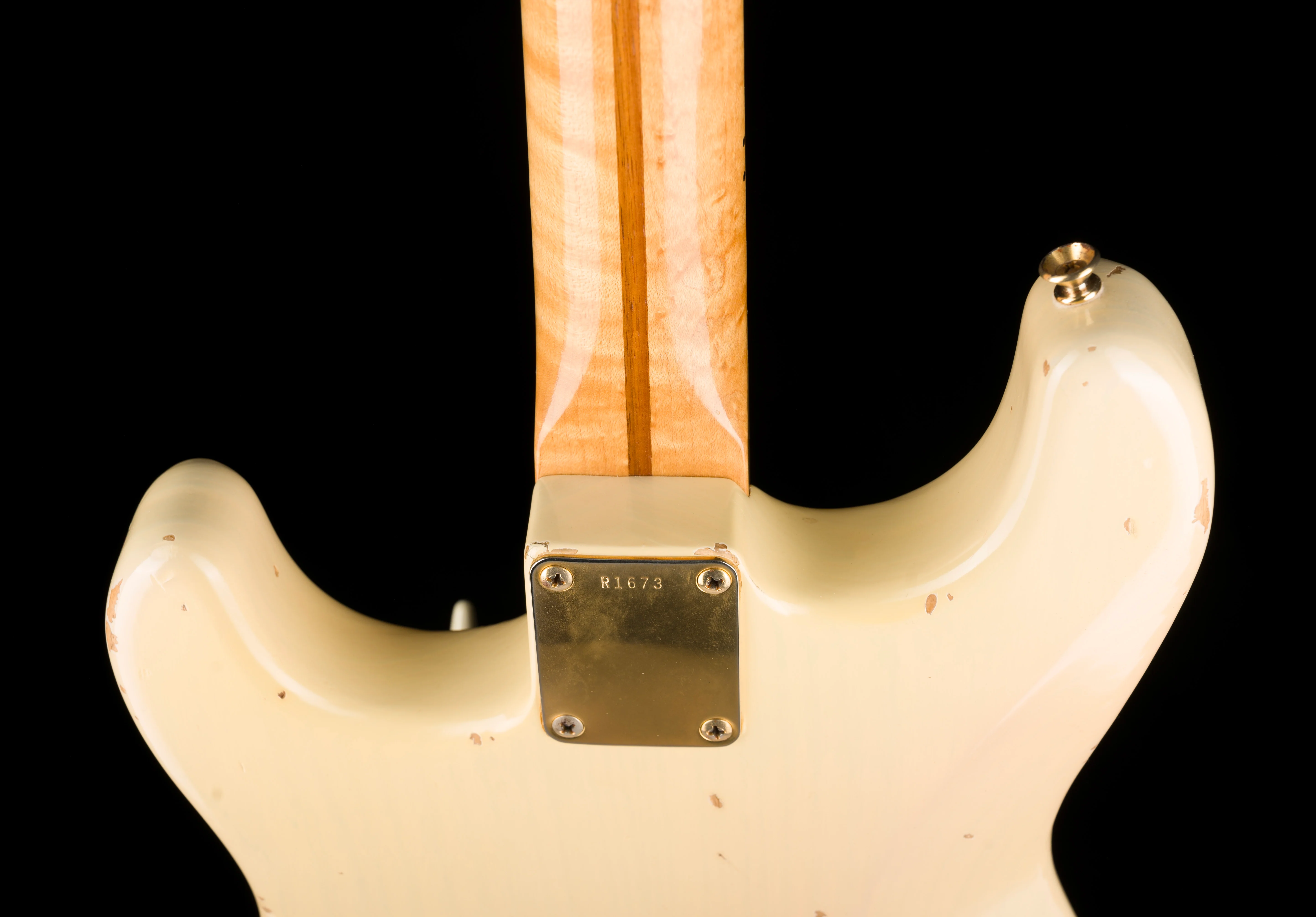Pre Owned 1996 Fender Custom Shop Vince Cunetto Relic 50s Stratocaster Blonde with OHSC - Image 15