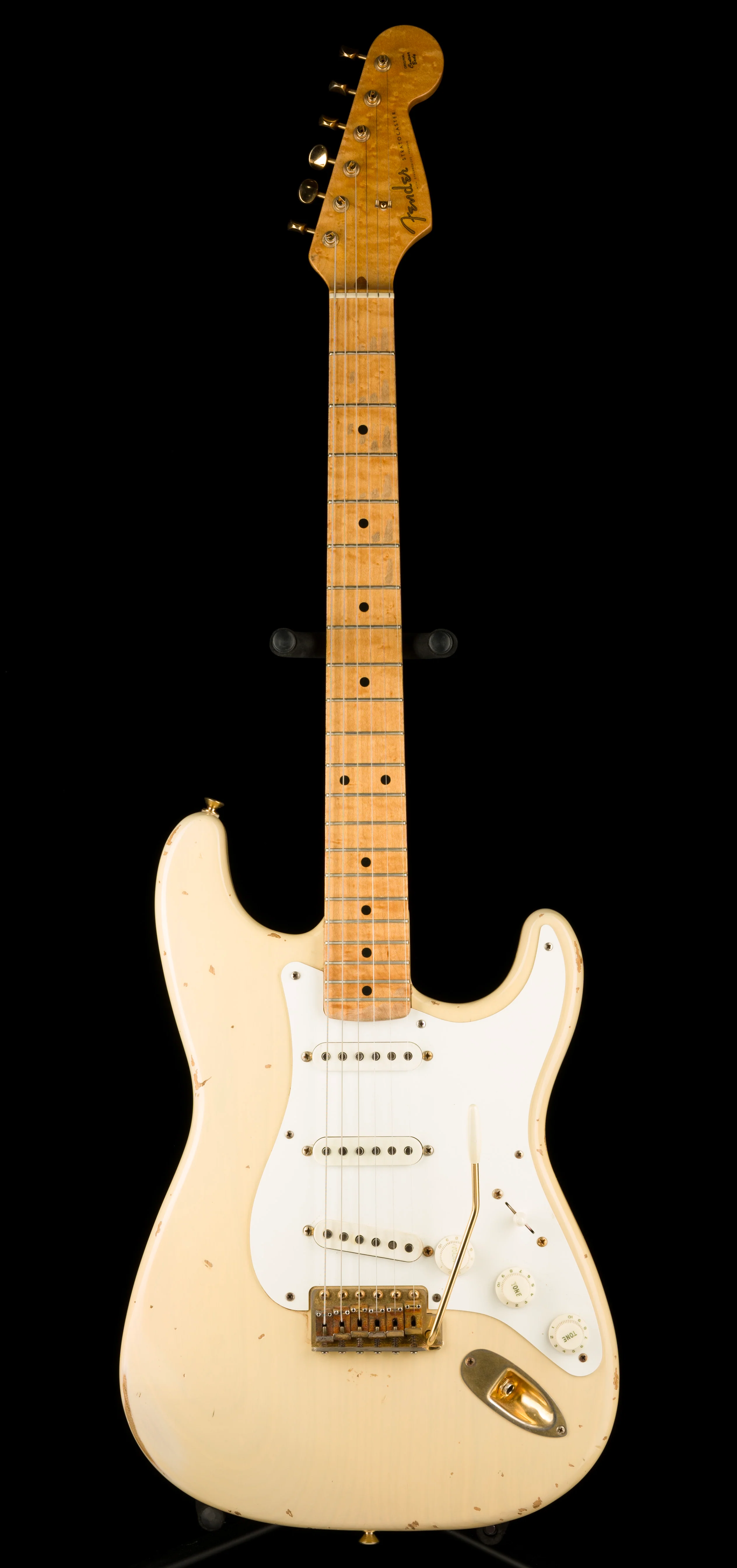 Pre Owned 1996 Fender Custom Shop Vince Cunetto Relic 50s Stratocaster Blonde with OHSC - Image 2