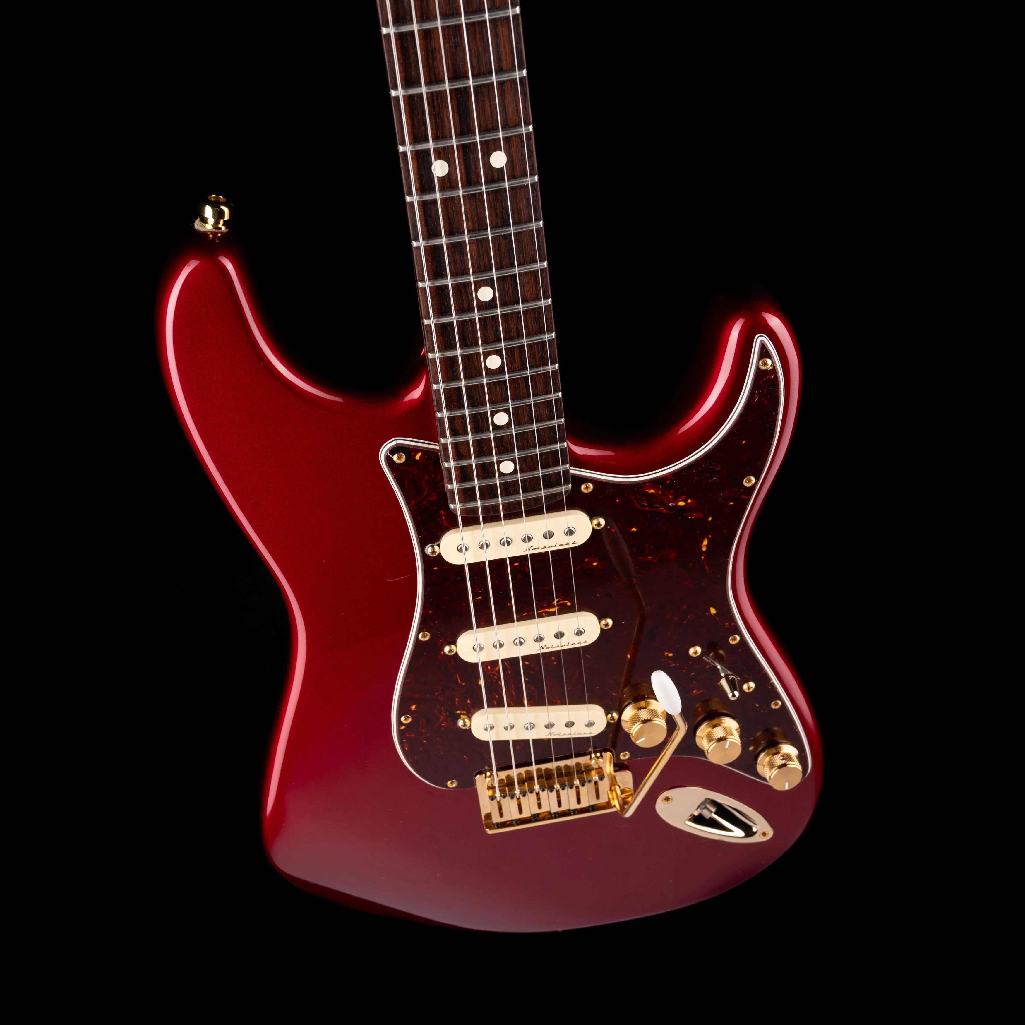 Pre Owned 1997 Fender American Standard Stratocaster Candy Apple Red With OHSC - Image 3