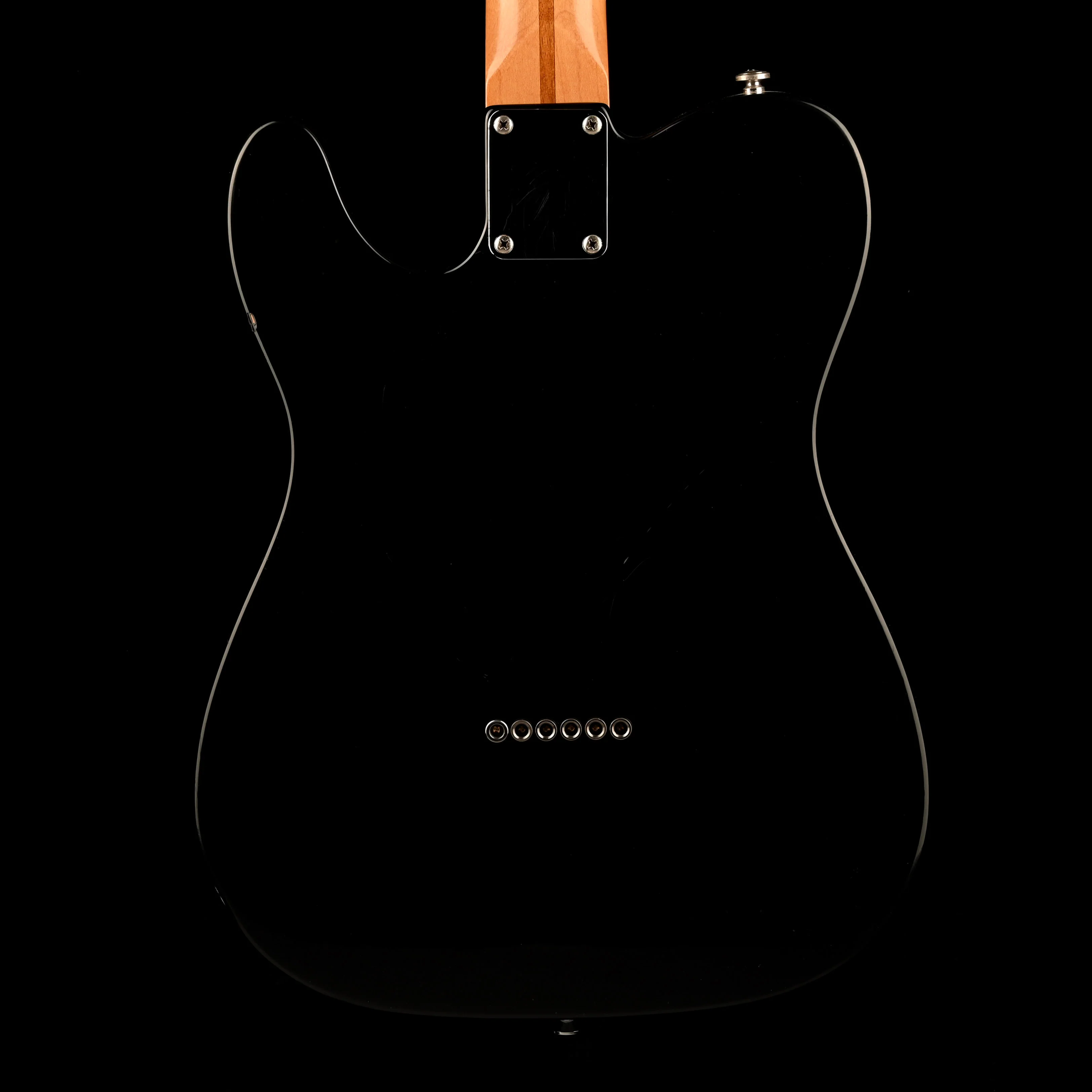 Pre Owned 1997 Fender Standard Telecaster Guitar Black With Mods - Image 13