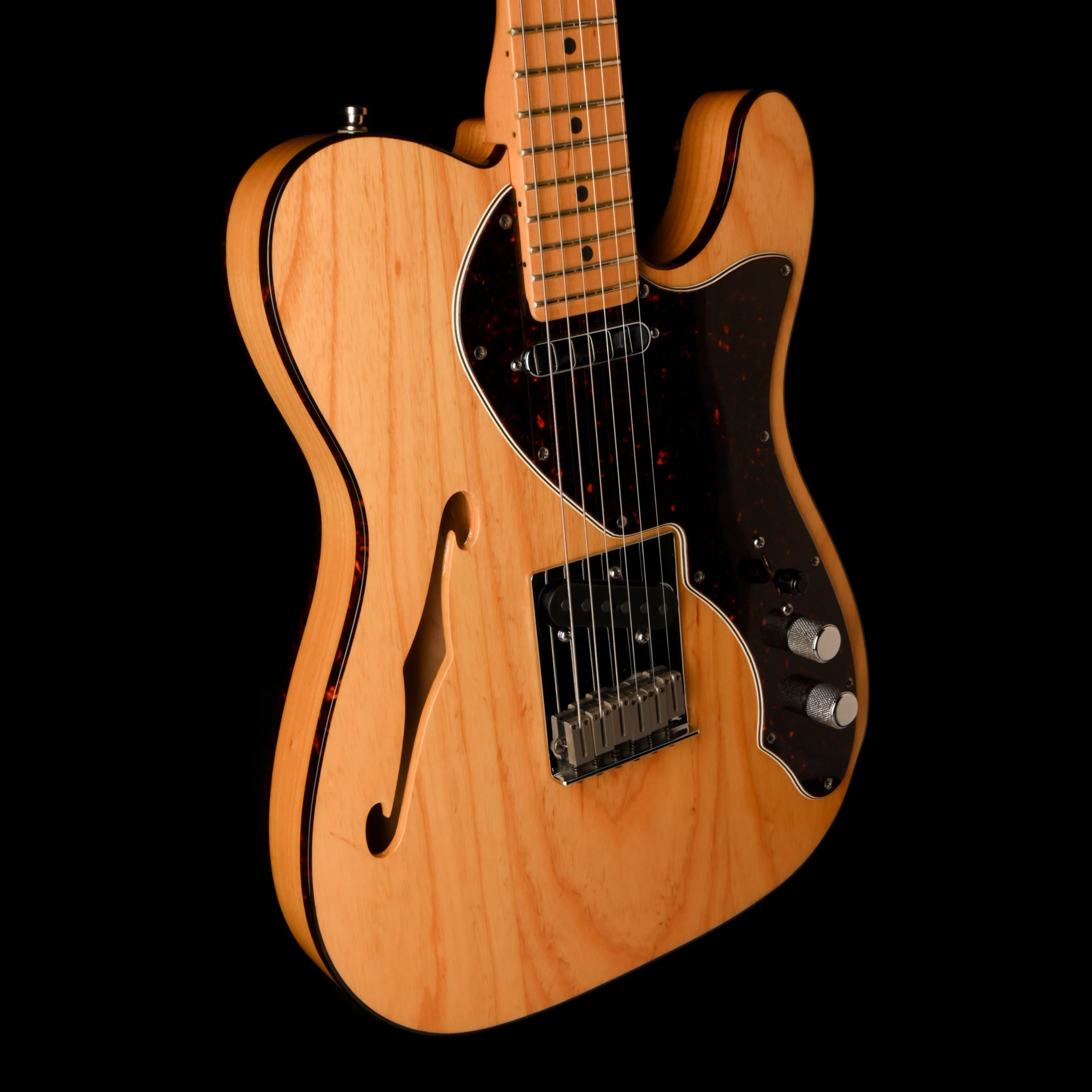Pre Owned 1997 Fender 90's Telecaster Thinline Natural With Case - Image 6