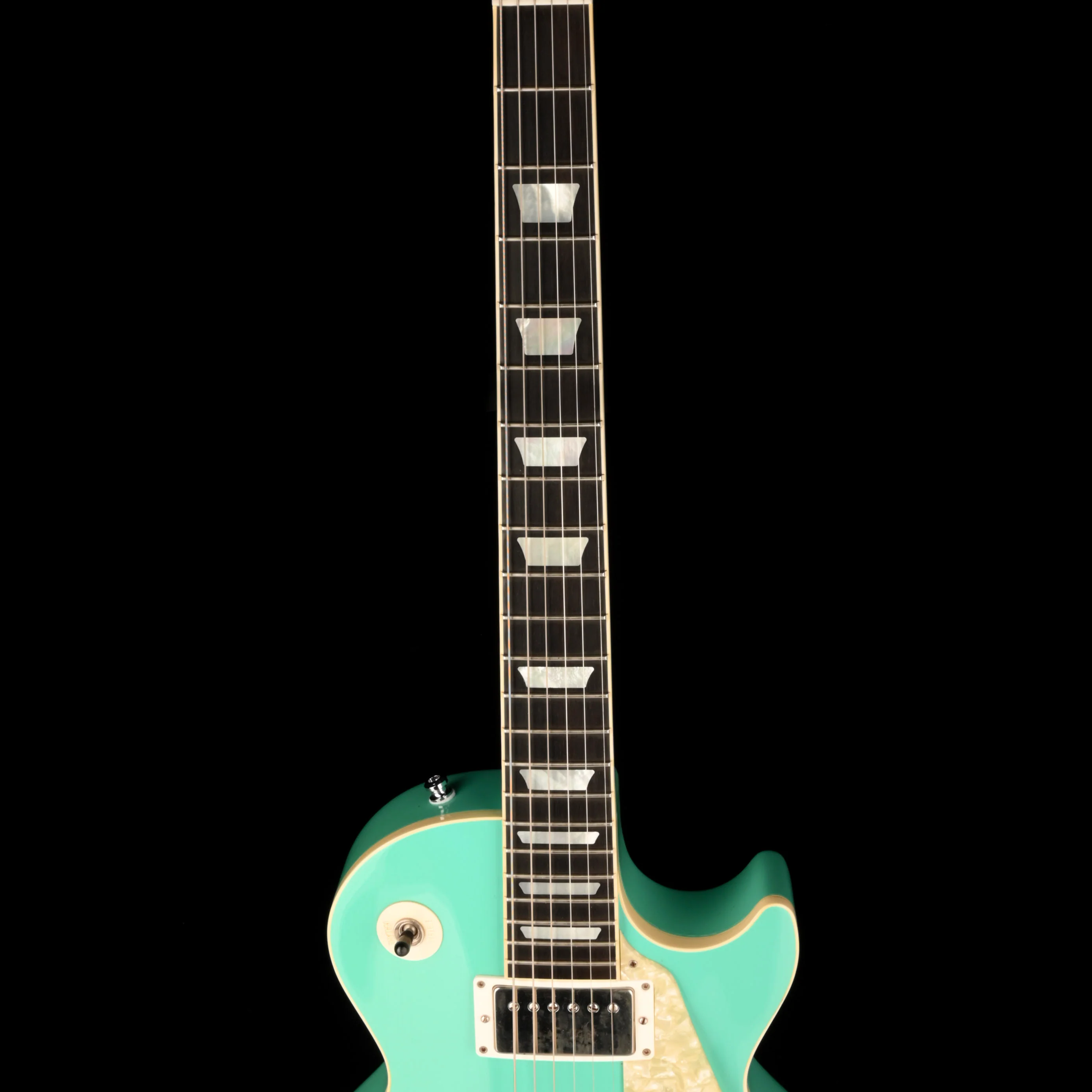 Pre Owned 1997 Gibson Custom Shop Les Paul Catalina Cascade Green With OHSC - Image 7