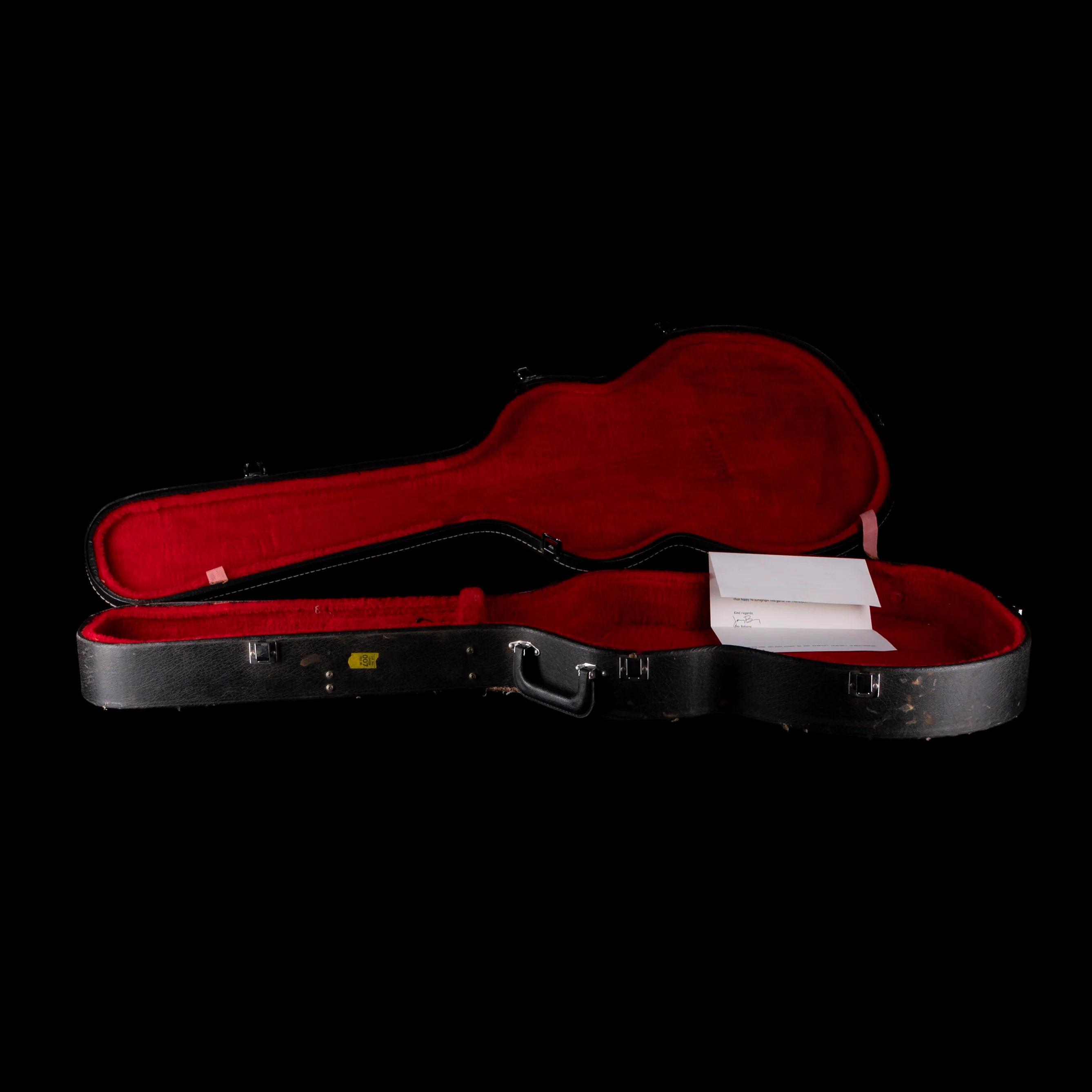 Pre Owned 1998 Epiphone ES-335 Dot Cherry Electric Guitar Signed By B.B. King With HSC - Image 14