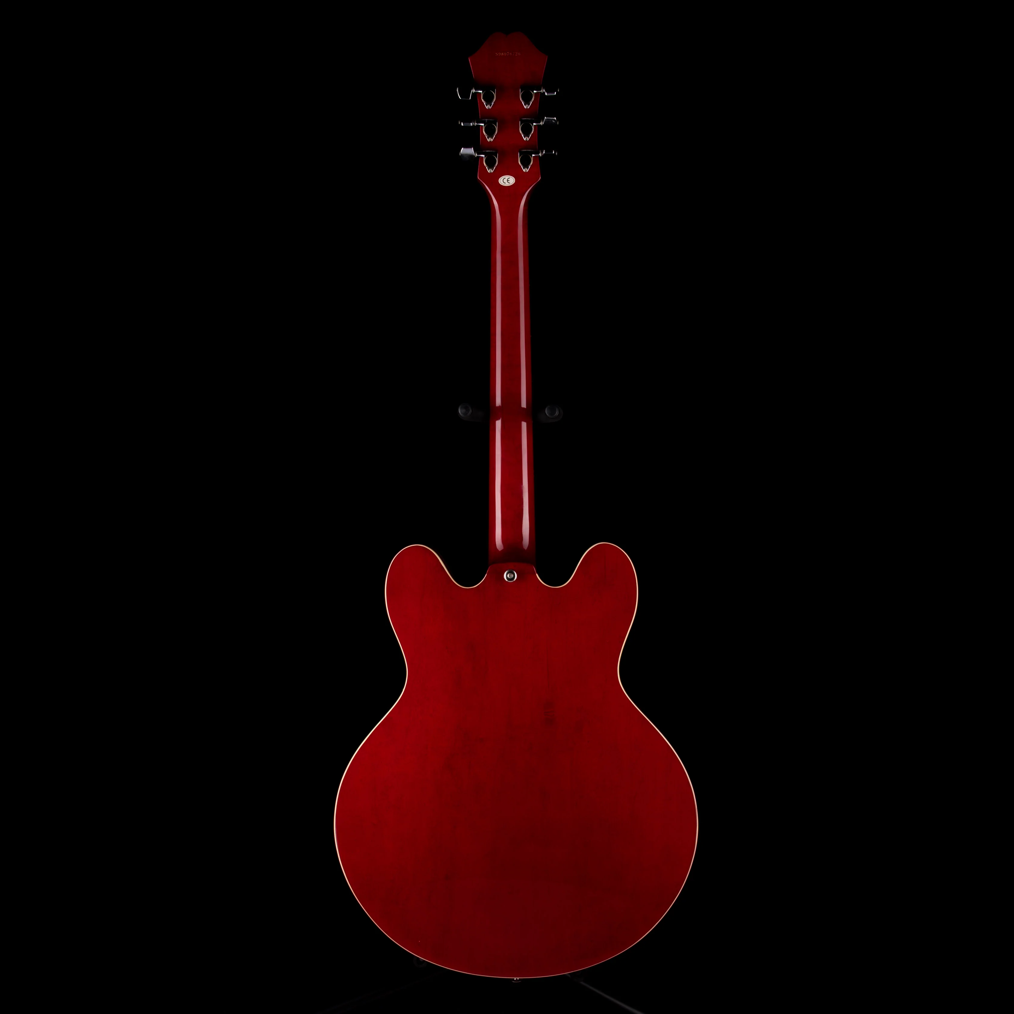 Pre Owned 1998 Epiphone ES-335 Dot Cherry Electric Guitar Signed By B.B. King With HSC - Image 9
