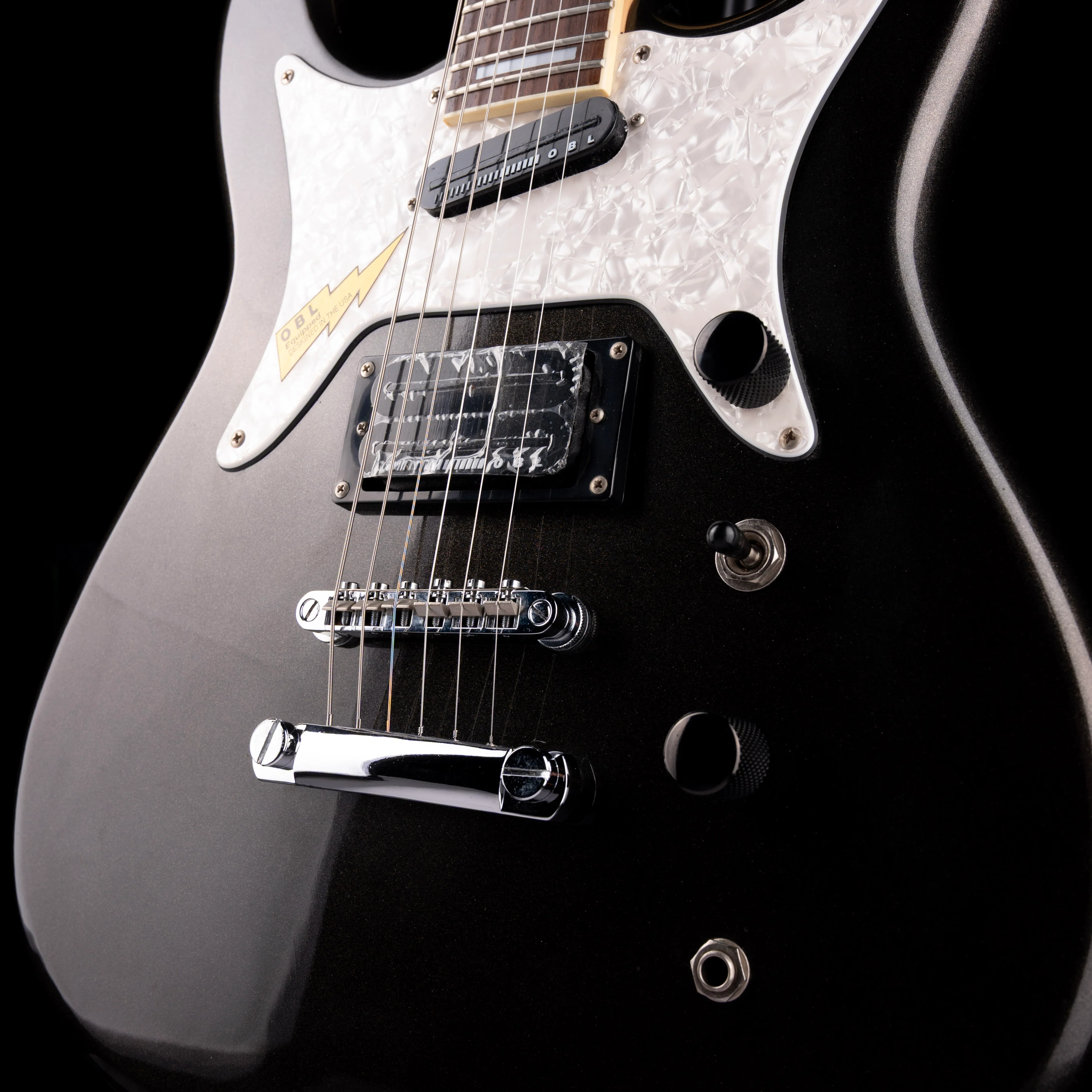 Pre Owned 1998 Epiphone Coronet Charcoal Gray With Gig Bag - Image 5