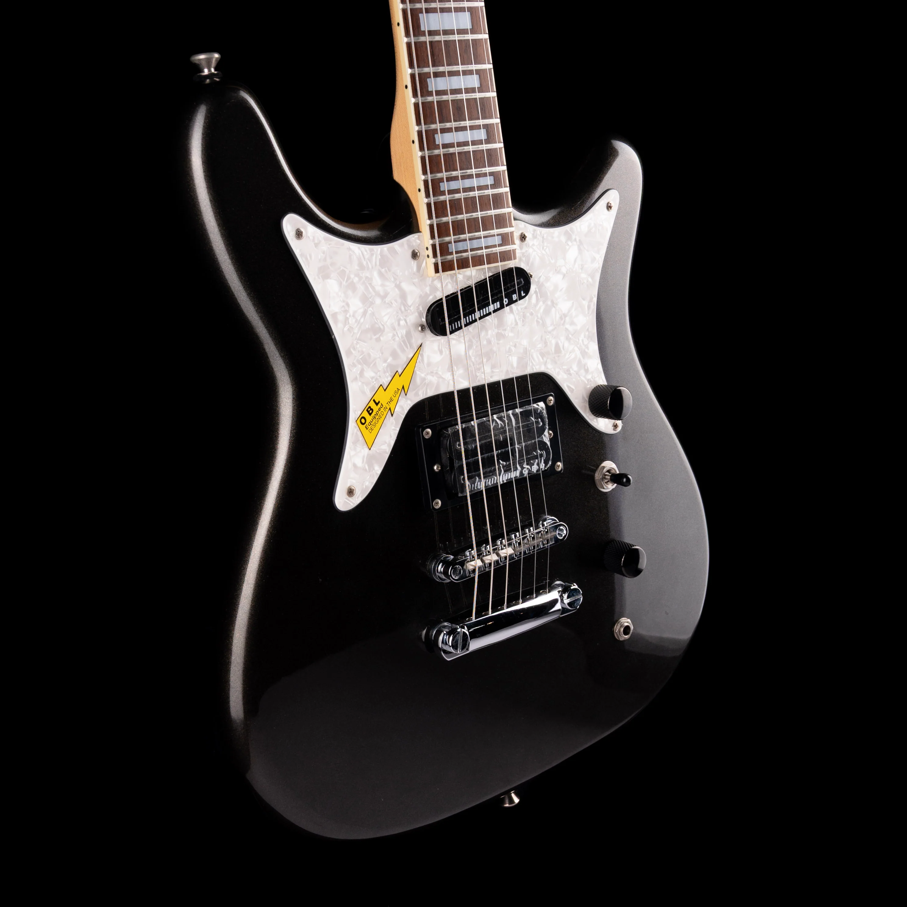 Pre Owned 1998 Epiphone Coronet Charcoal Gray With Gig Bag - Image 6