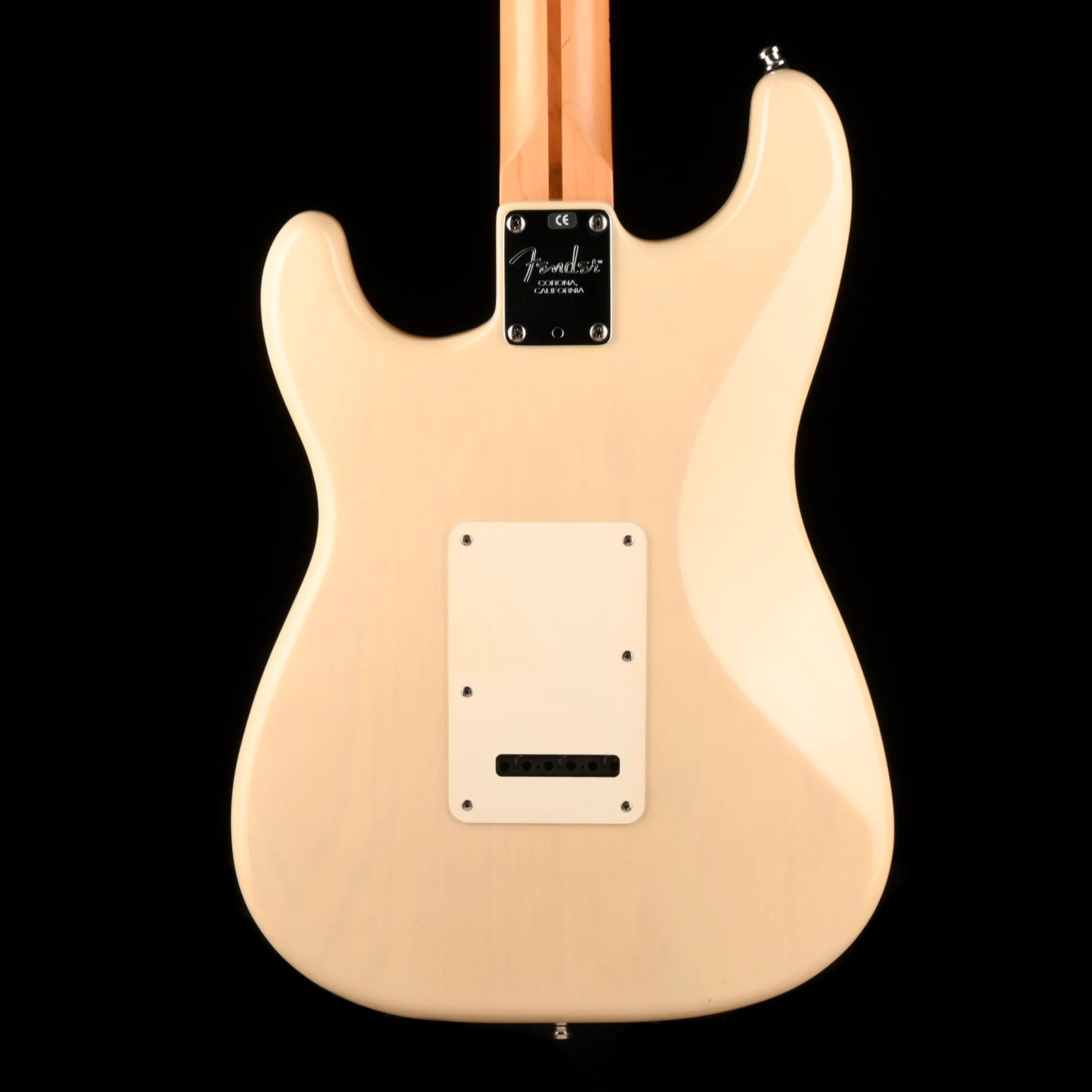 Pre Owned 1998 Fender American Deluxe Fat Stratocaster HSS White Blonde with Bag - Image 10