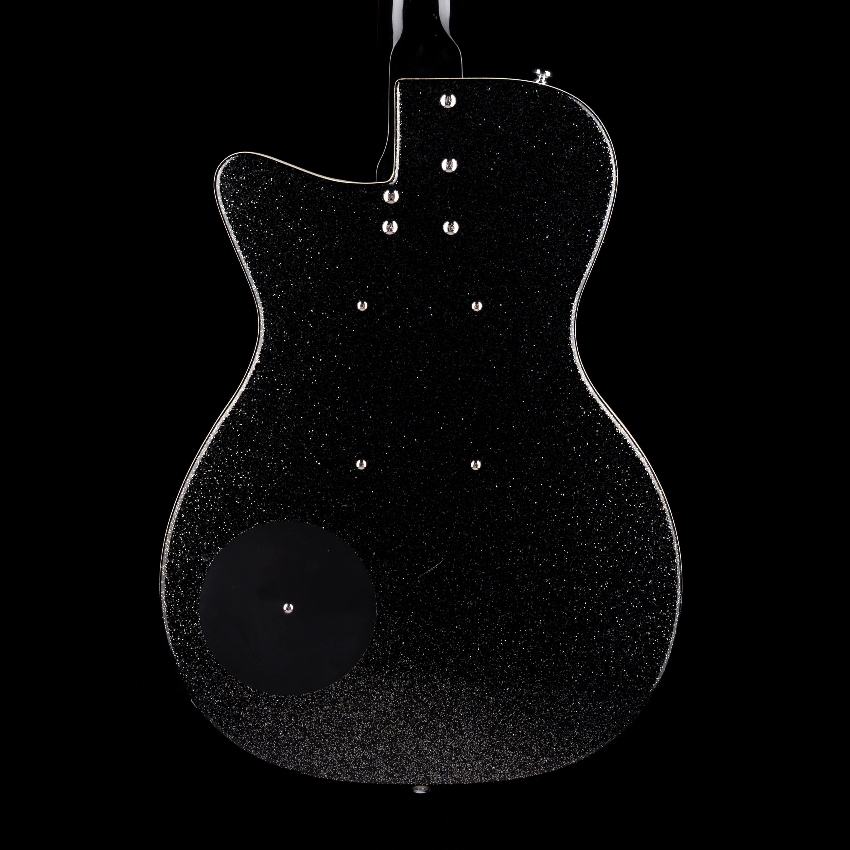 Pre Owned 1999 Danelectro ‘56 Reissue Baritone Guitar Black Metal Flake - Image 8
