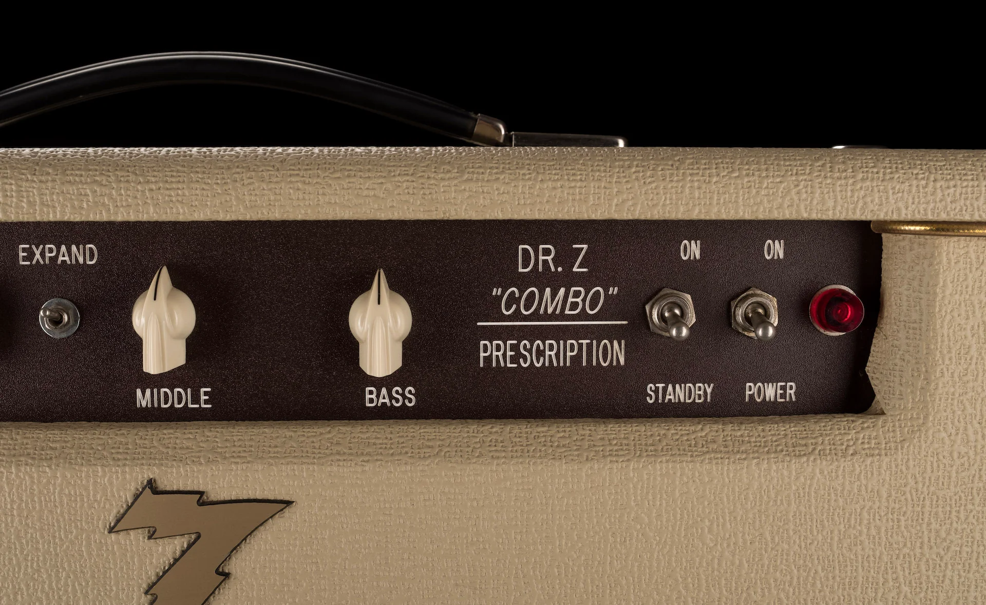 Pre Owned 1999 Dr. Z Prescription 2x12" Guitar Amp Combo With Bakelite Attenuator Blonde - Image 5
