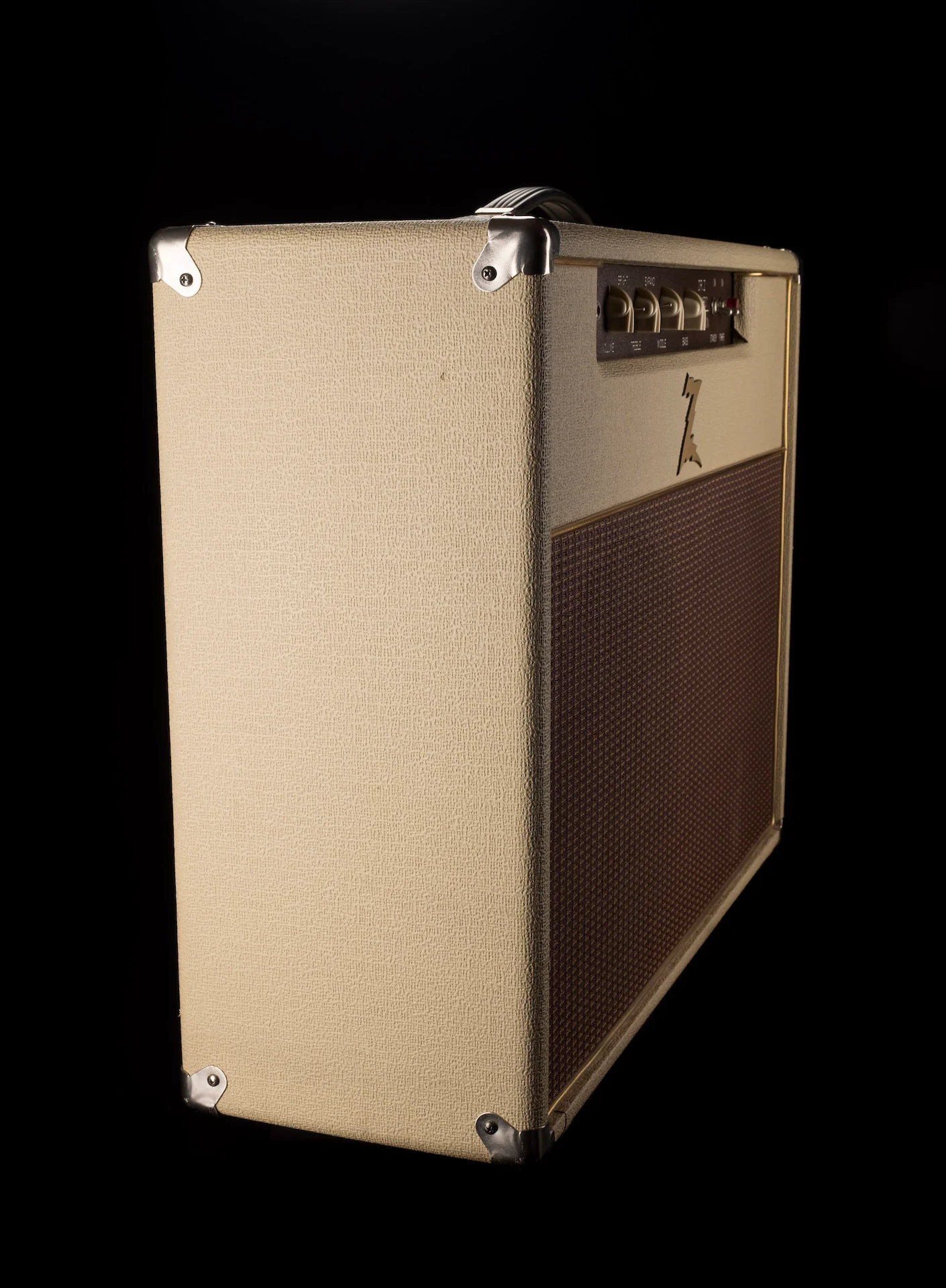 Pre Owned 1999 Dr. Z Prescription 2x12" Guitar Amp Combo With Bakelite Attenuator Blonde - Image 7