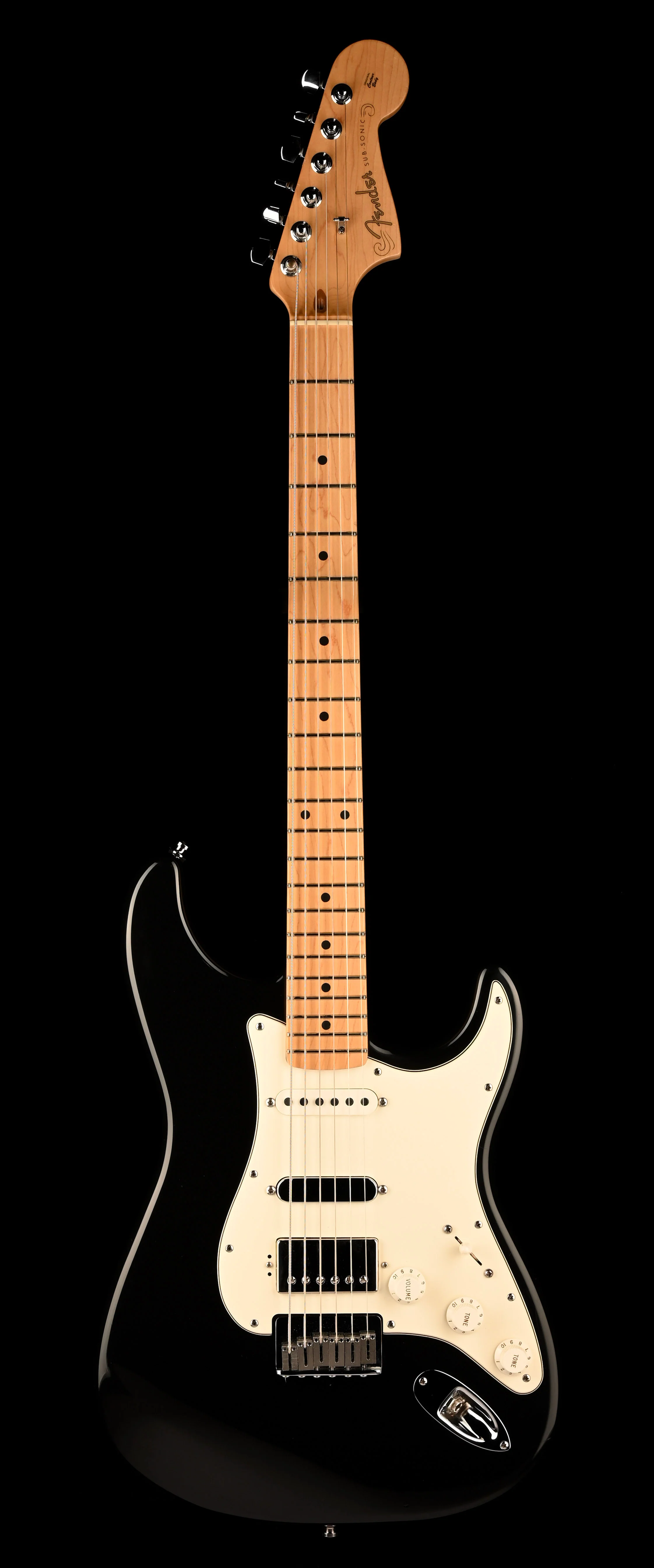 Pre Owned 2000 Fender Subsonic Baritone Guitar Black With OHSC - Image 2